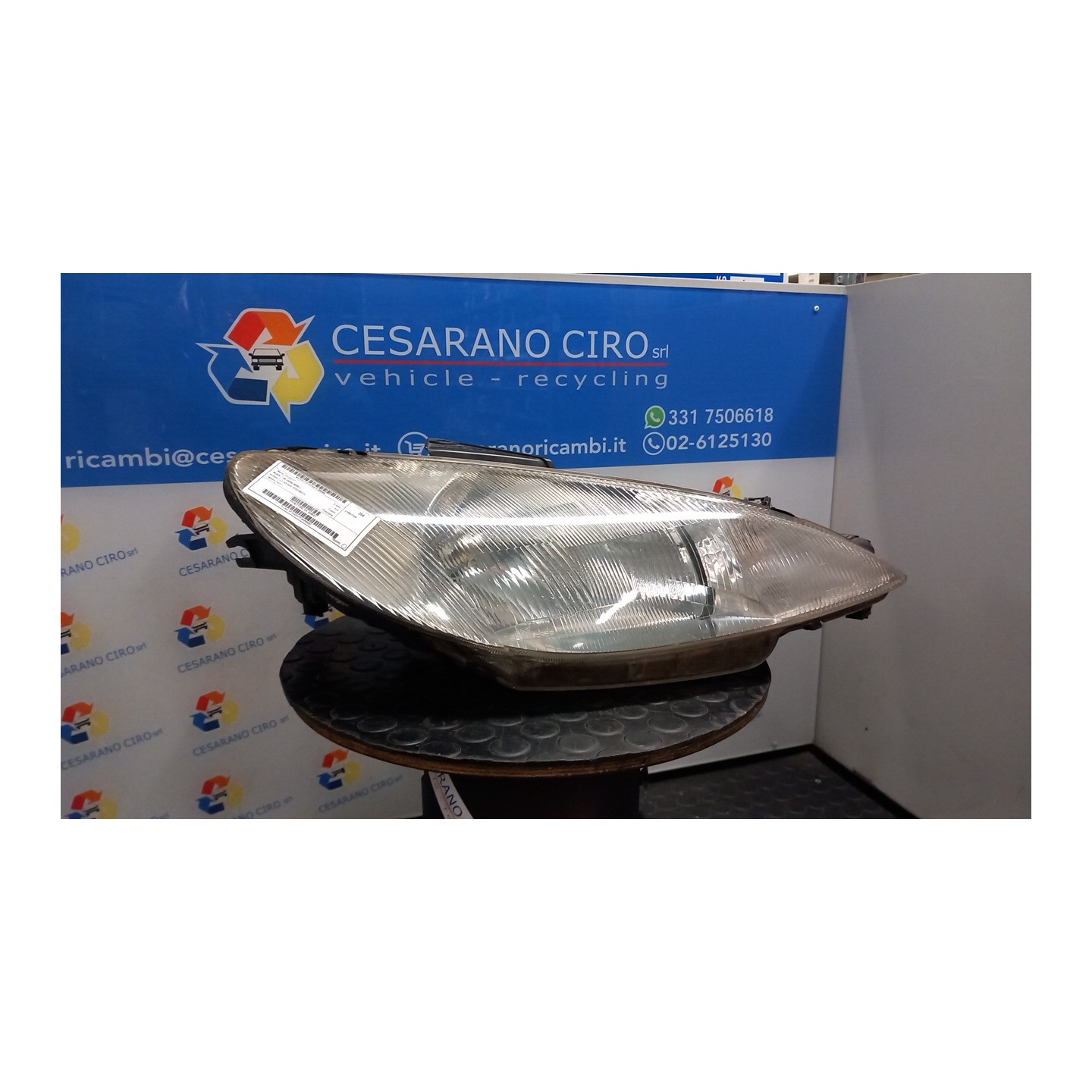 PROIETTORE DX. 086 PEUGEOT 206 (09/98-06/09) RHY 6205S7