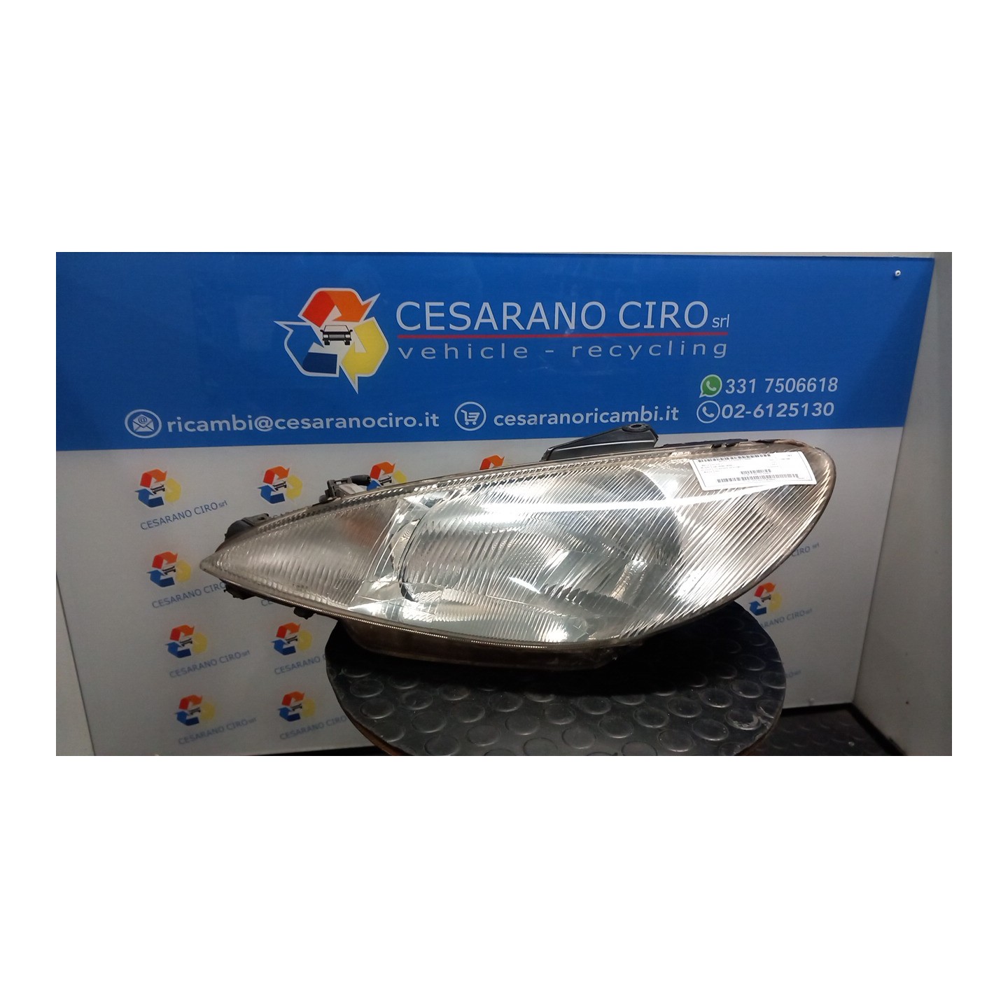 PROIETTORE SX. 087 PEUGEOT 206 (09/98-06/09) RHY 6204S7