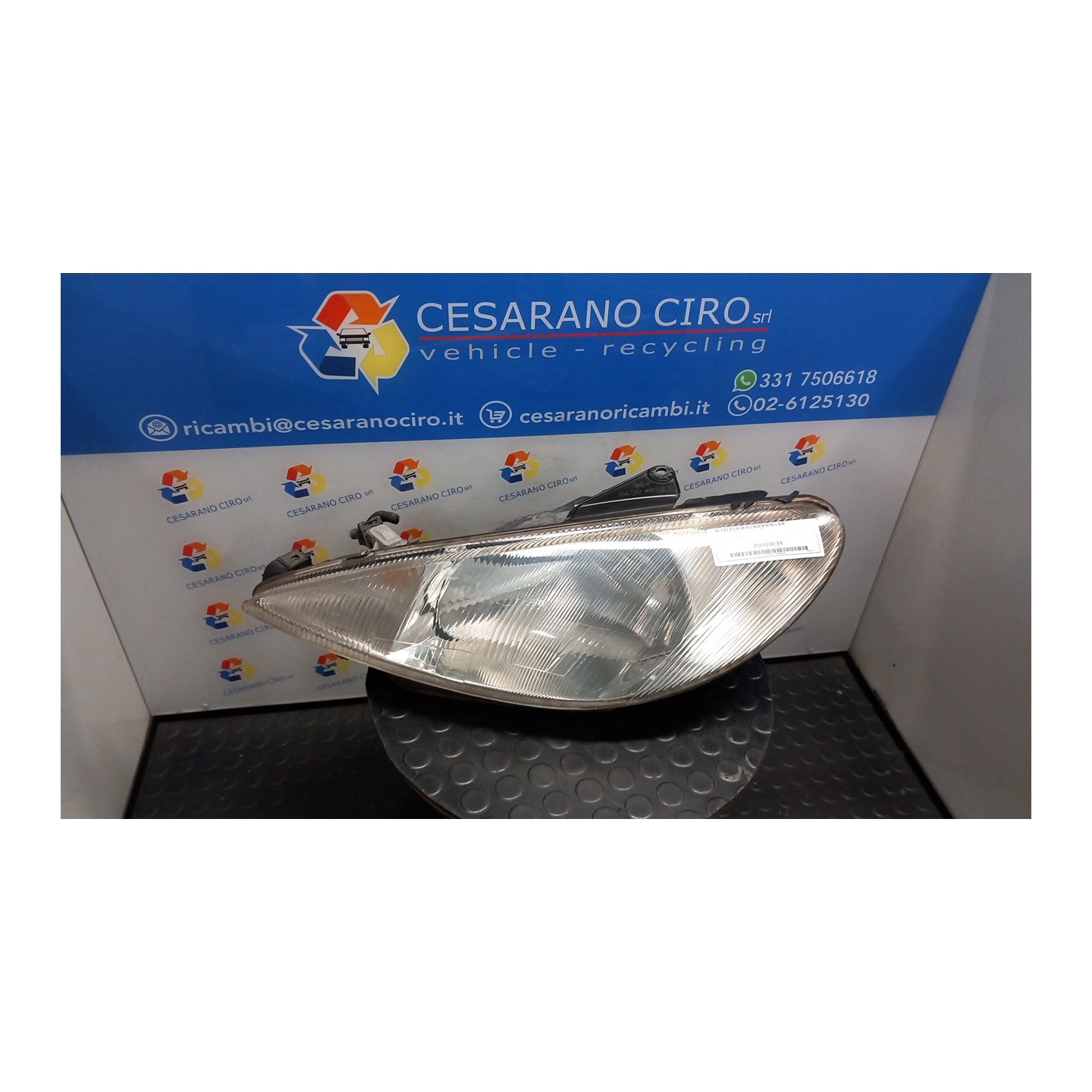PROIETTORE SX. 087 PEUGEOT 206 (09/98-06/09) RHY 6204S7
