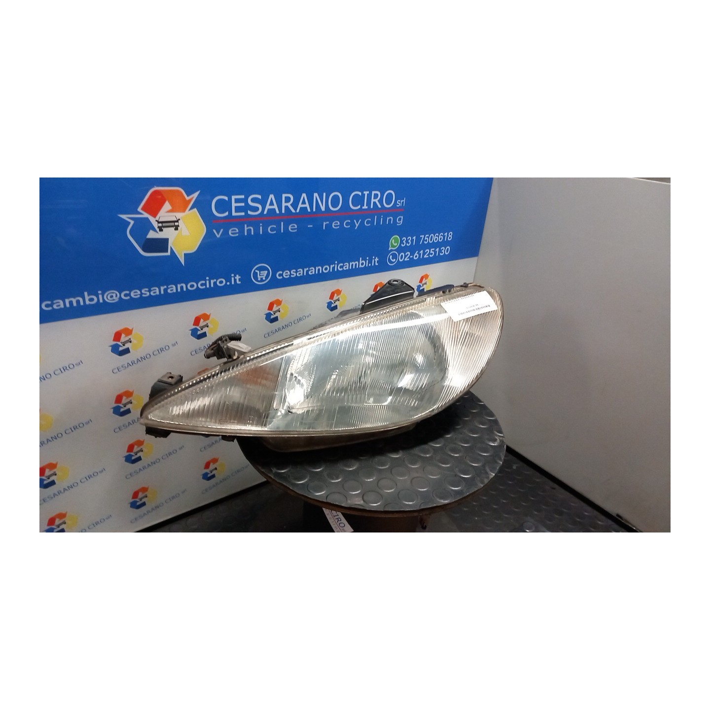 PROIETTORE SX. 087 PEUGEOT 206 (09/98-06/09) RHY 6204S7