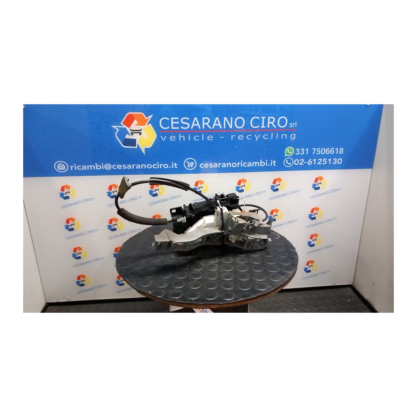SERRATURA PORTA POST. SX. 106 CITROEN C3 2A SERIE (A51) (09/09-06/13 HFV 9137V8