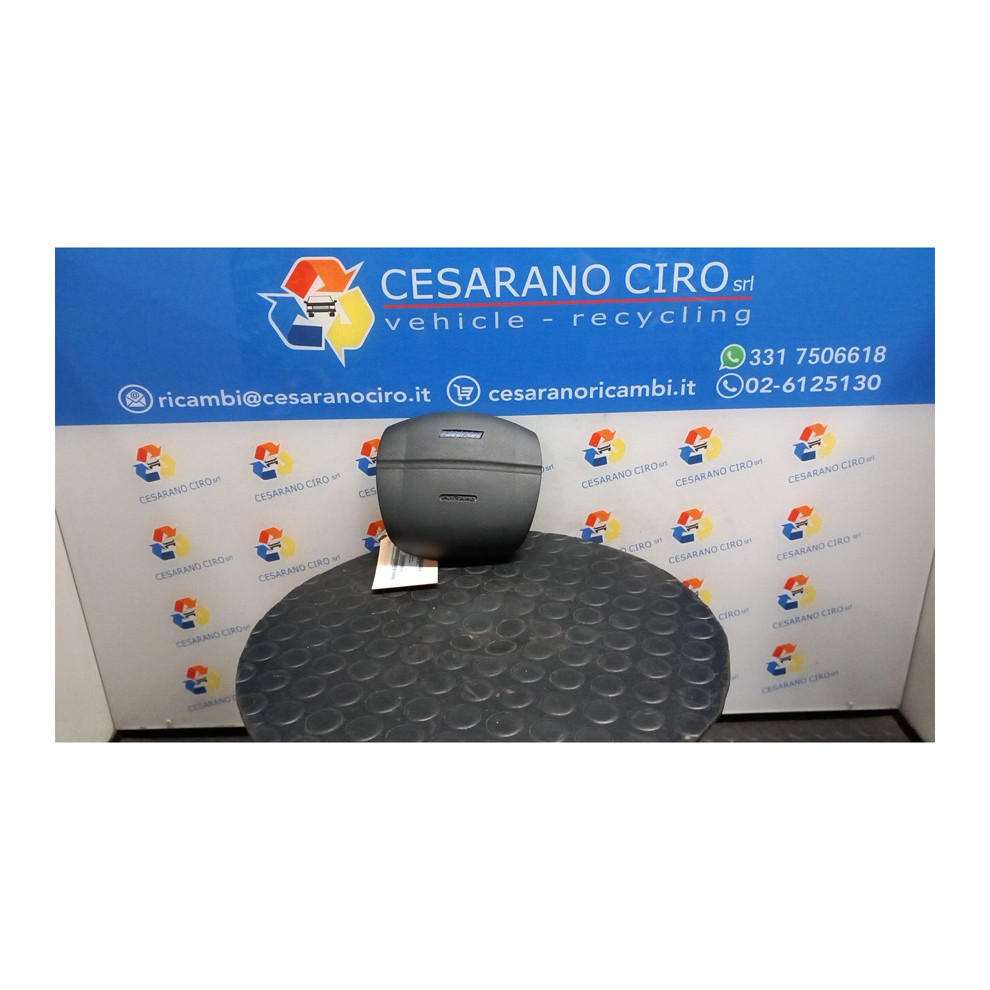 DISPOSITIVO AIRBAG LATO GUIDA 001 FIAT SEICENTO (1E) (02/98-07/05) 187A1000 735291814