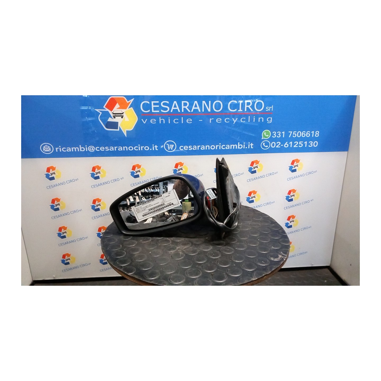 RETROVISORE EST. TERMICO REGOLAZ. ELETTR. SX. 017 FIAT STILO (2C) (09/01-11/03) 192A1000 735359853