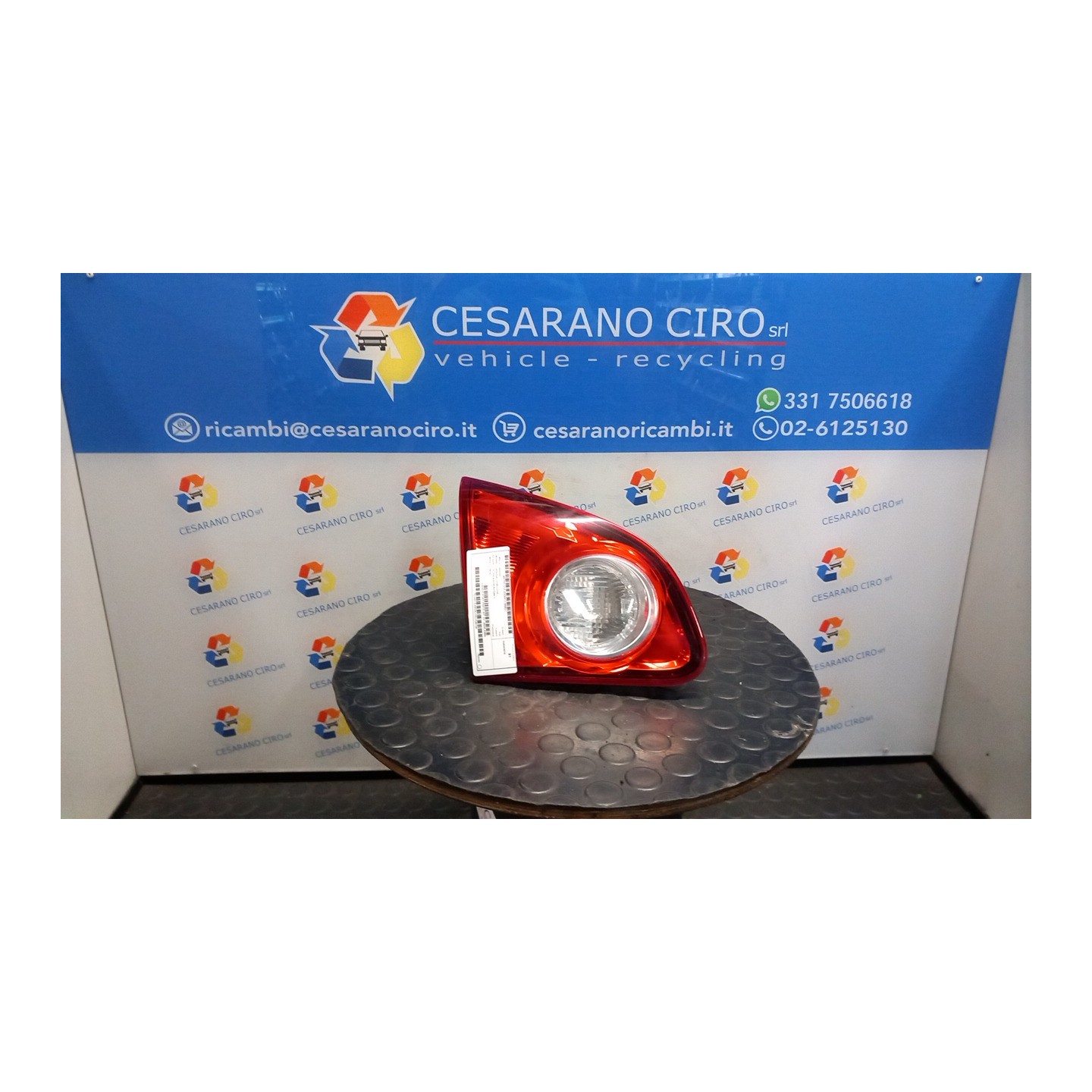 FANALE POST. PARTE INT. SX. 021 NISSAN QASHQAI (J10E/JJ10E) (02/07-12 HR16 26555JD800