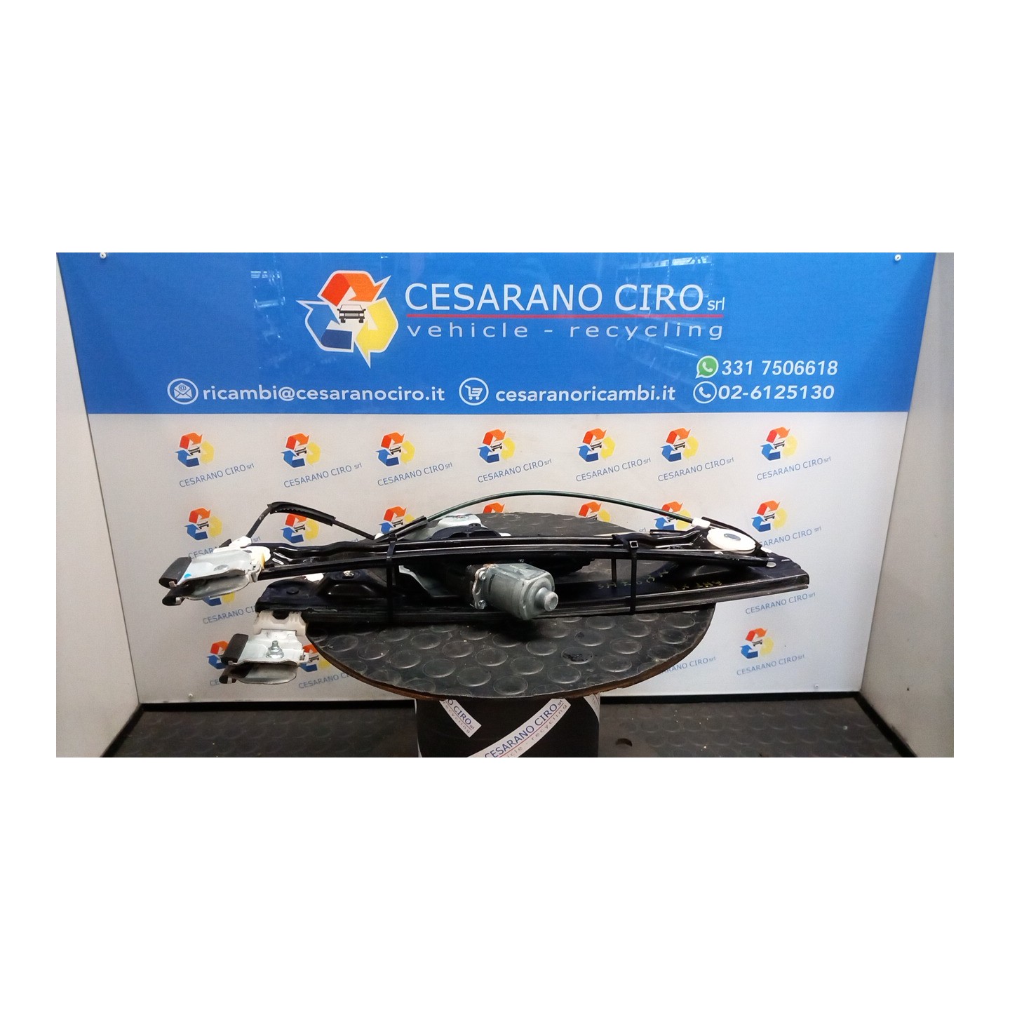 ALZACRISTALLO ELETTR. PORTA ANT. C/MOTORINO DX. 070 CHEVROLET (DAEWOO) ORLANDO (J309) (11/10-) Z20D1 95093209