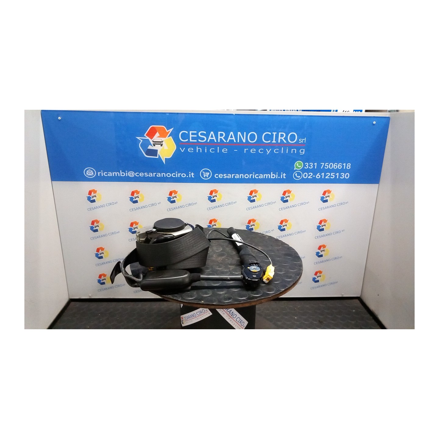 CINTURA DI SICUREZZA ANT. DX. 072 CHEVROLET (DAEWOO) ORLANDO (J309) (11/10-) Z20D1 13297097