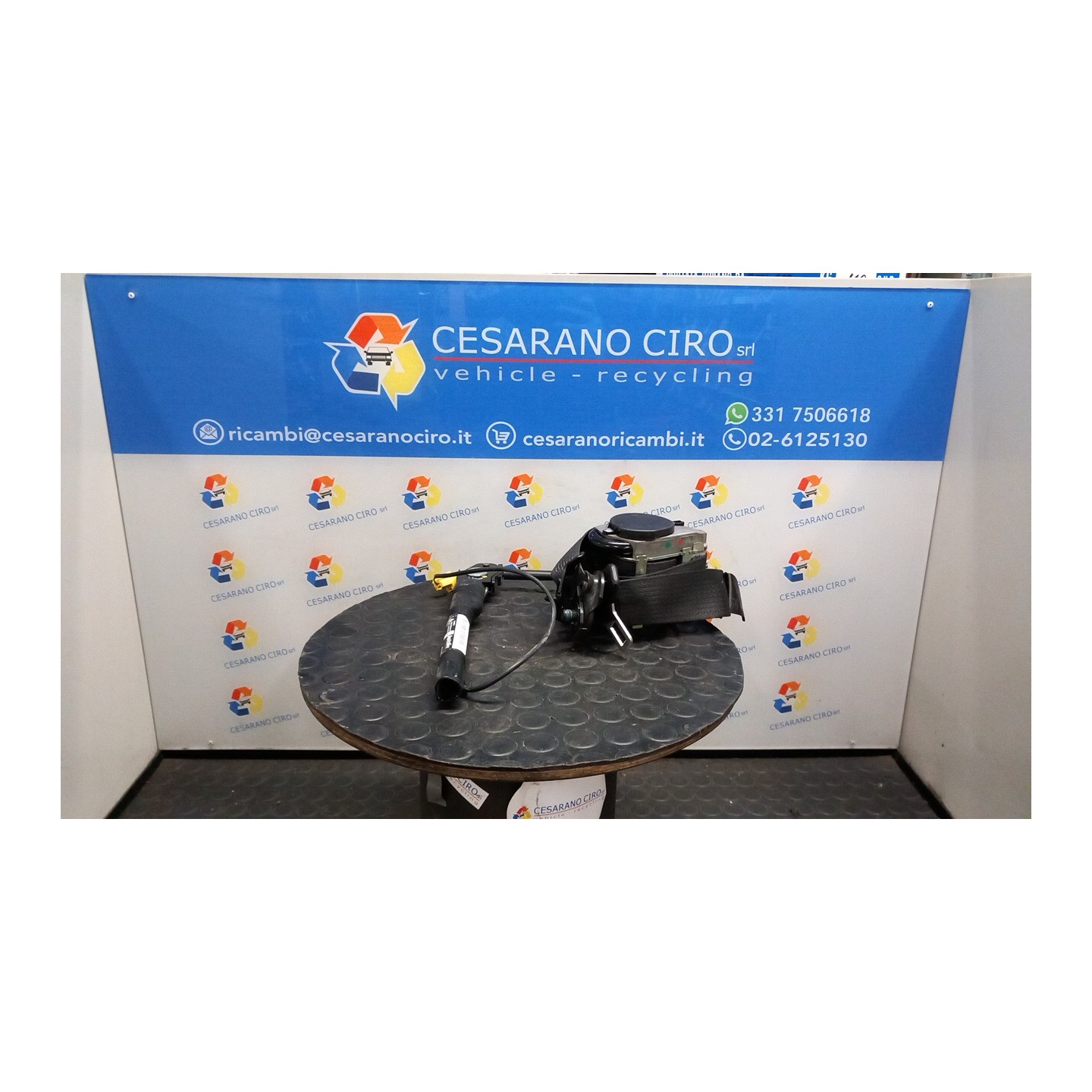 CINTURA DI SICUREZZA ANT. DX. 072 CHEVROLET (DAEWOO) ORLANDO (J309) (11/10-) Z20D1 13297097