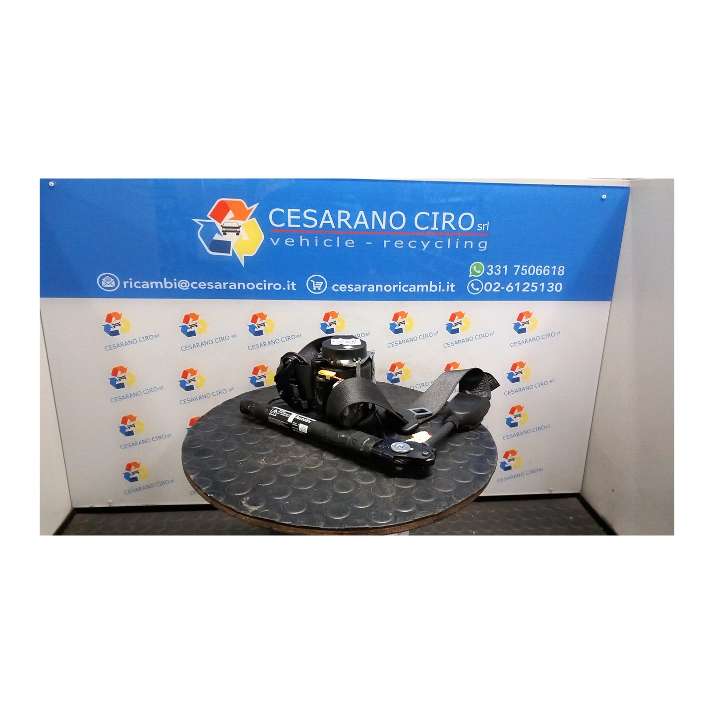 CINTURA DI SICUREZZA ANT. SX. 073 CHEVROLET (DAEWOO) ORLANDO (J309) (11/10-) Z20D1 13297084