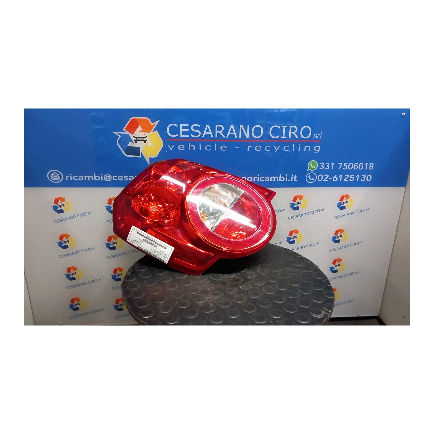 FANALE POST. SX. 100 CHEVROLET (DAEWOO) AVEO (T250) (06/08-11/12) B12D1 95952066