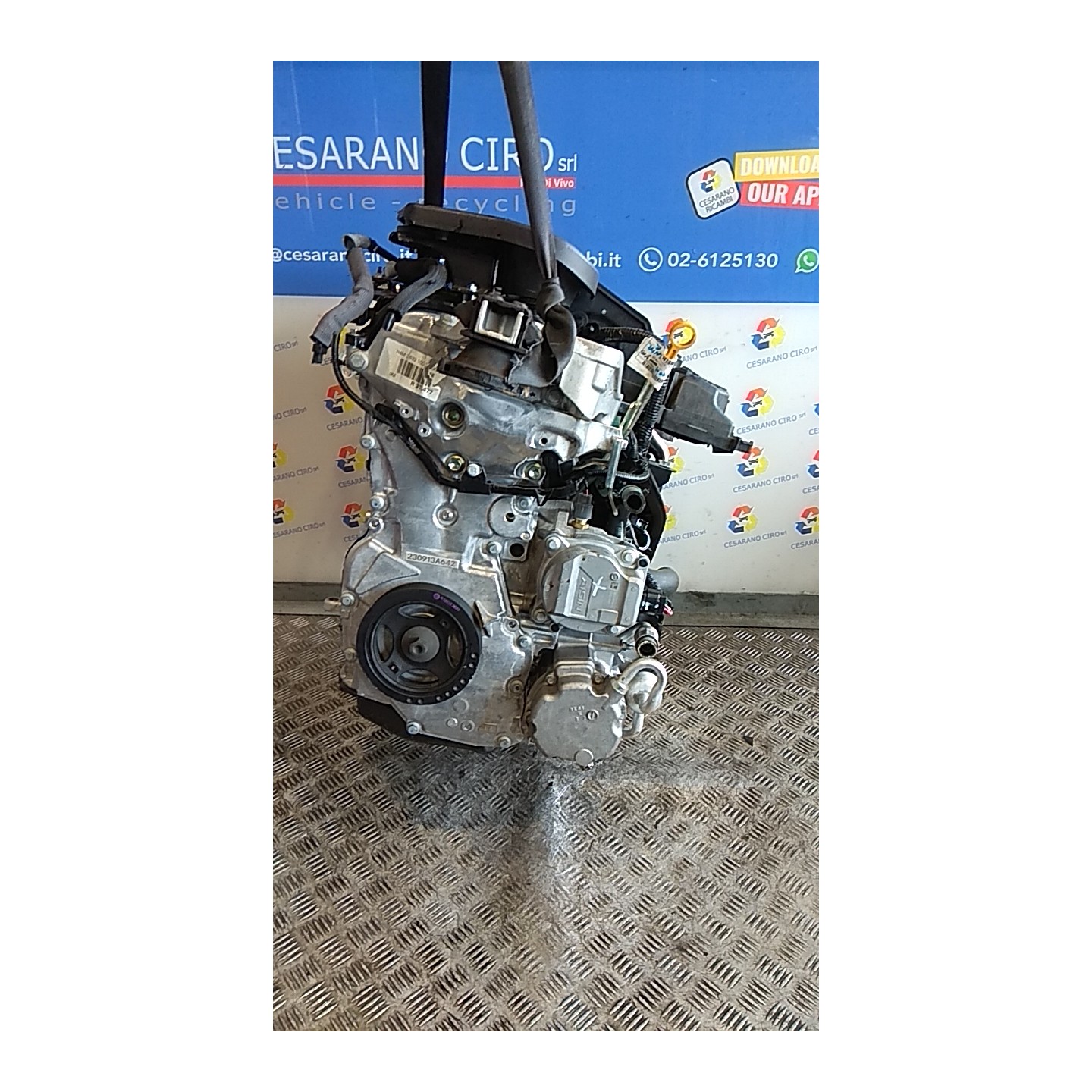 MOTORE SEMICOMPL. 041 RENAULT CAPTUR 2A SERIE (10/19-10/24) H4MC6 8201730059