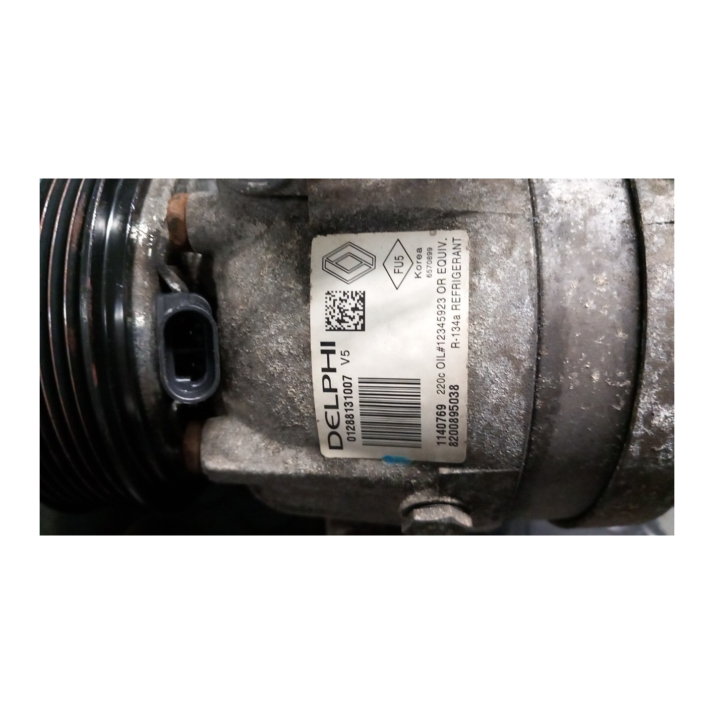 COMPRESSORE A/C 007 RENAULT TRAFIC (09/06-04/10) G9U 8201250900