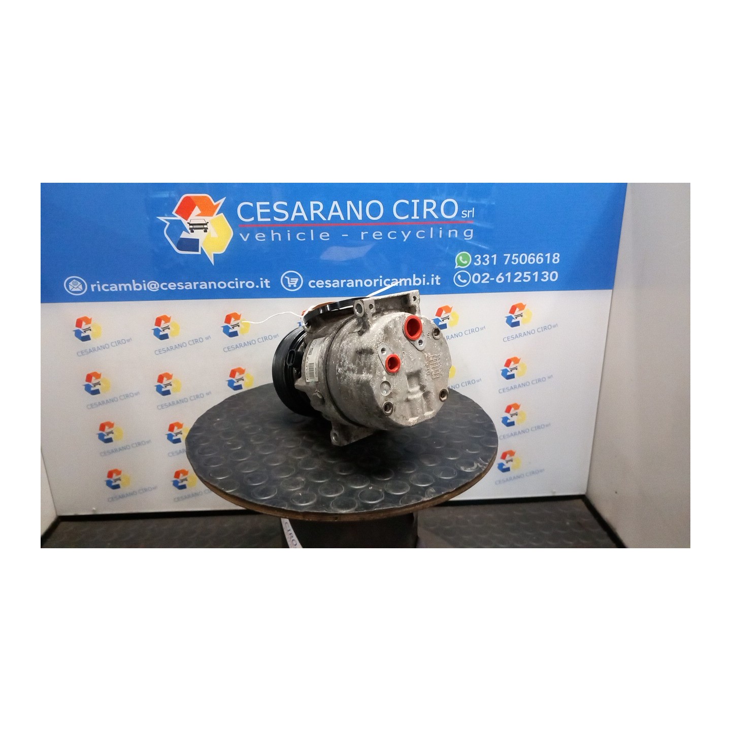 COMPRESSORE A/C 007 RENAULT TRAFIC (09/06-04/10) G9U 8201250900