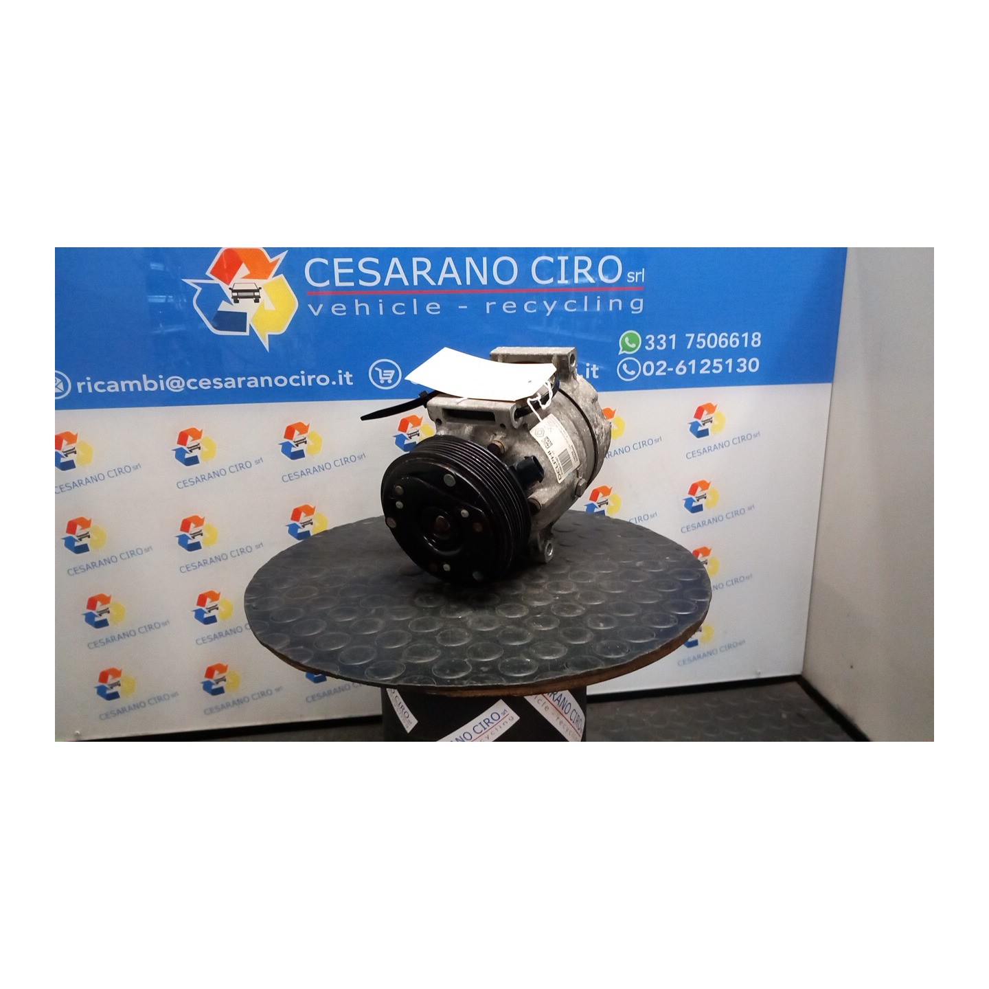 COMPRESSORE A/C 007 RENAULT TRAFIC (09/06-04/10) G9U 8201250900