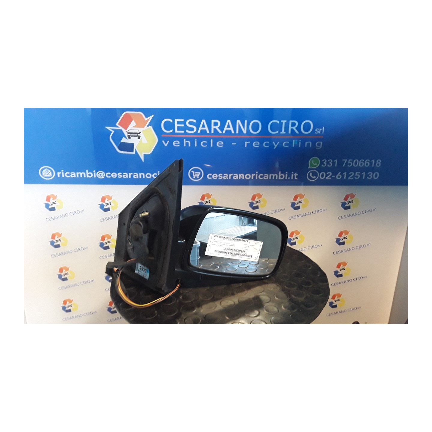 RETROVISORE EST. ELETTRICO DX. 243 TOYOTA YARIS (10/01-11/05)     (FRP) 1SZFE 879100D917