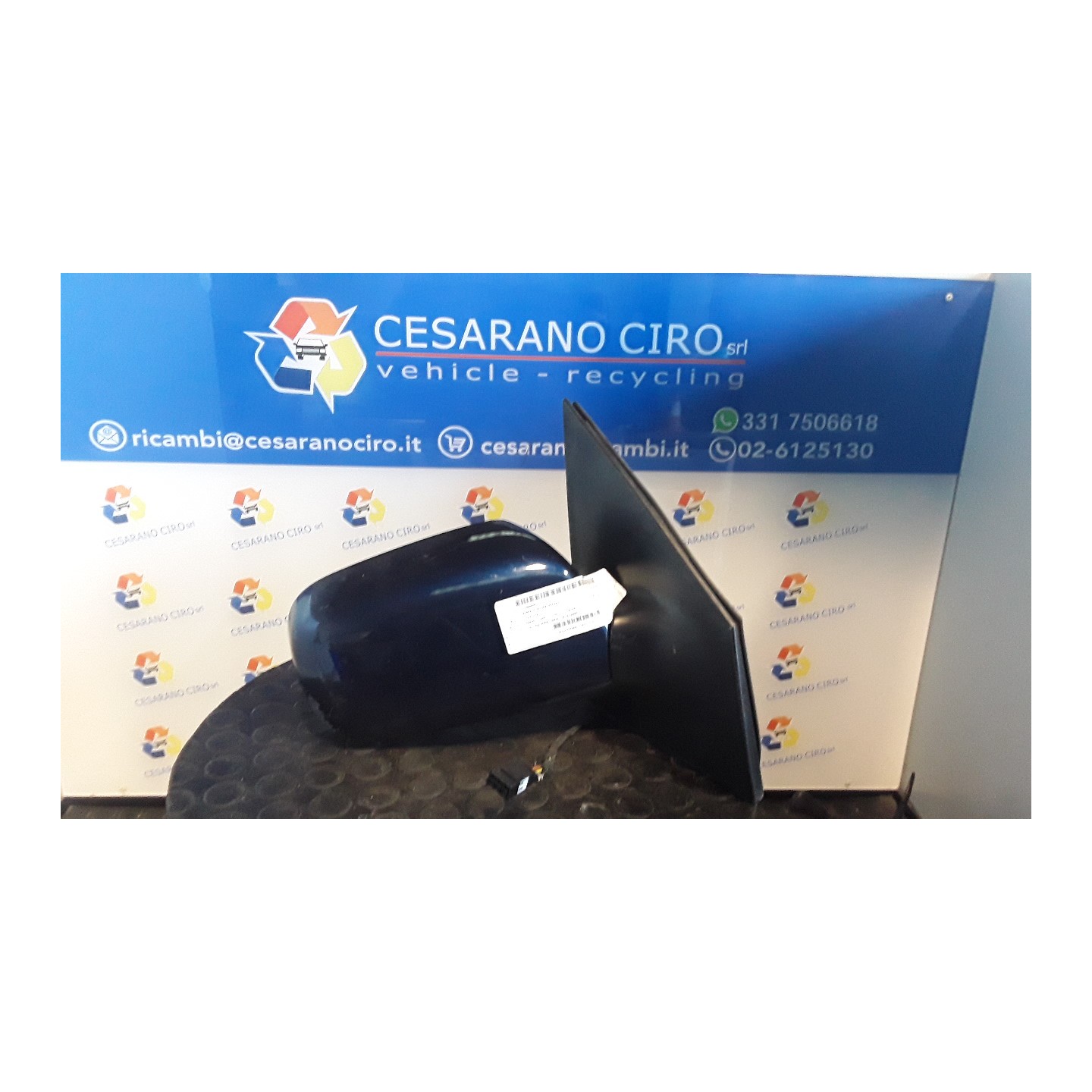 RETROVISORE EST. ELETTRICO DX. 245 TOYOTA YARIS (10/01-11/05)     (FRP) 1SZFE 879100D917