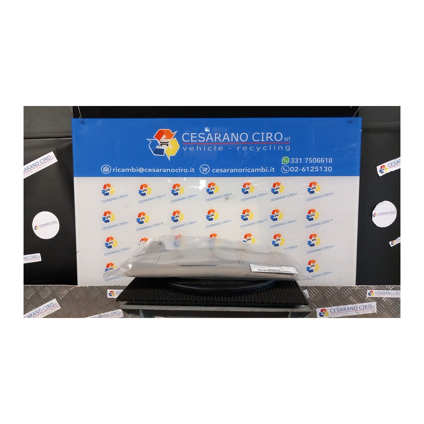 ALETTA PARASOLE PARABREZZA GRIGIO DAM.08760 SX. 008 CITROEN XSARA PICASSO (12/99-01/10) NFV 8143CH