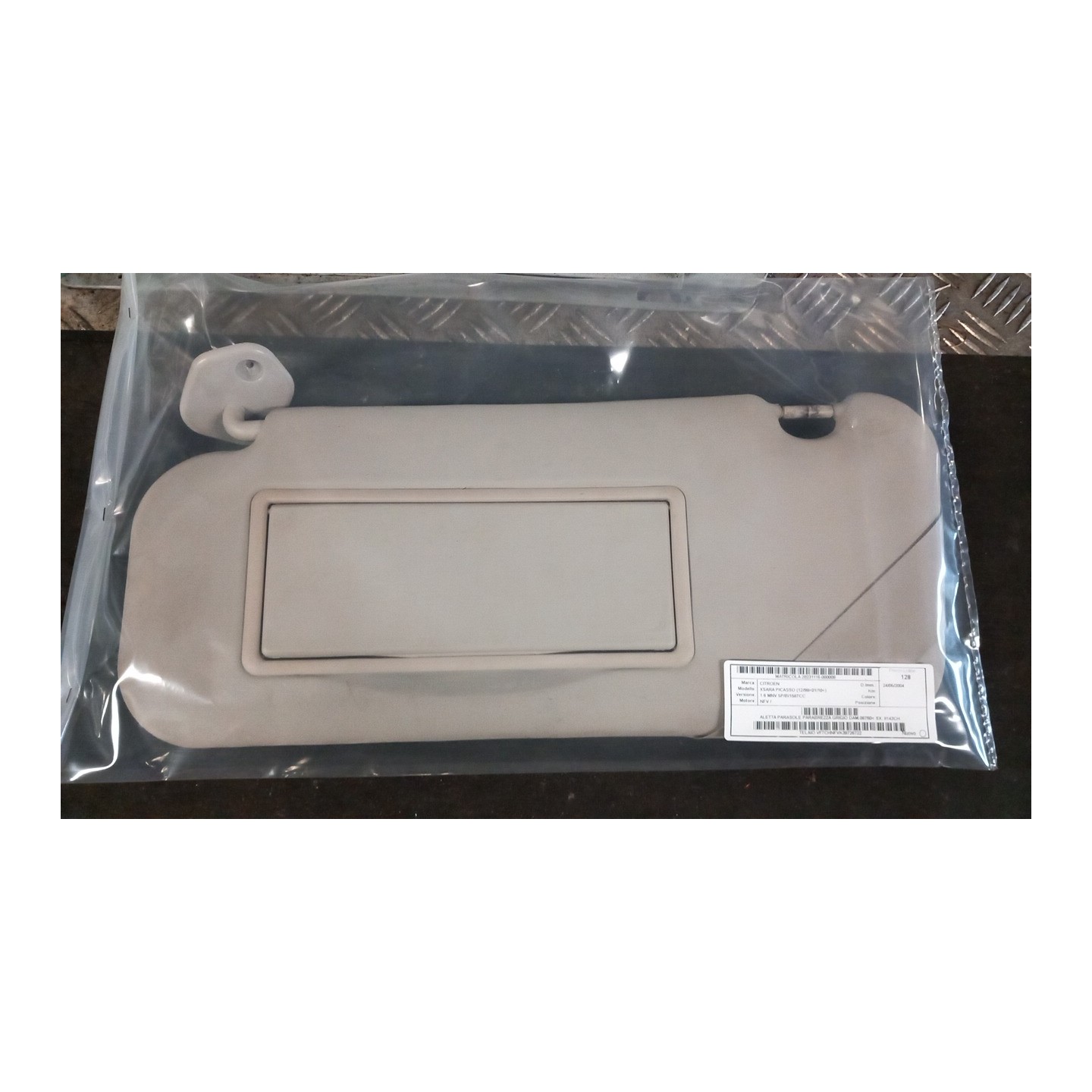 ALETTA PARASOLE PARABREZZA GRIGIO DAM.08760 SX. 008 CITROEN XSARA PICASSO (12/99-01/10) NFV 8143CH