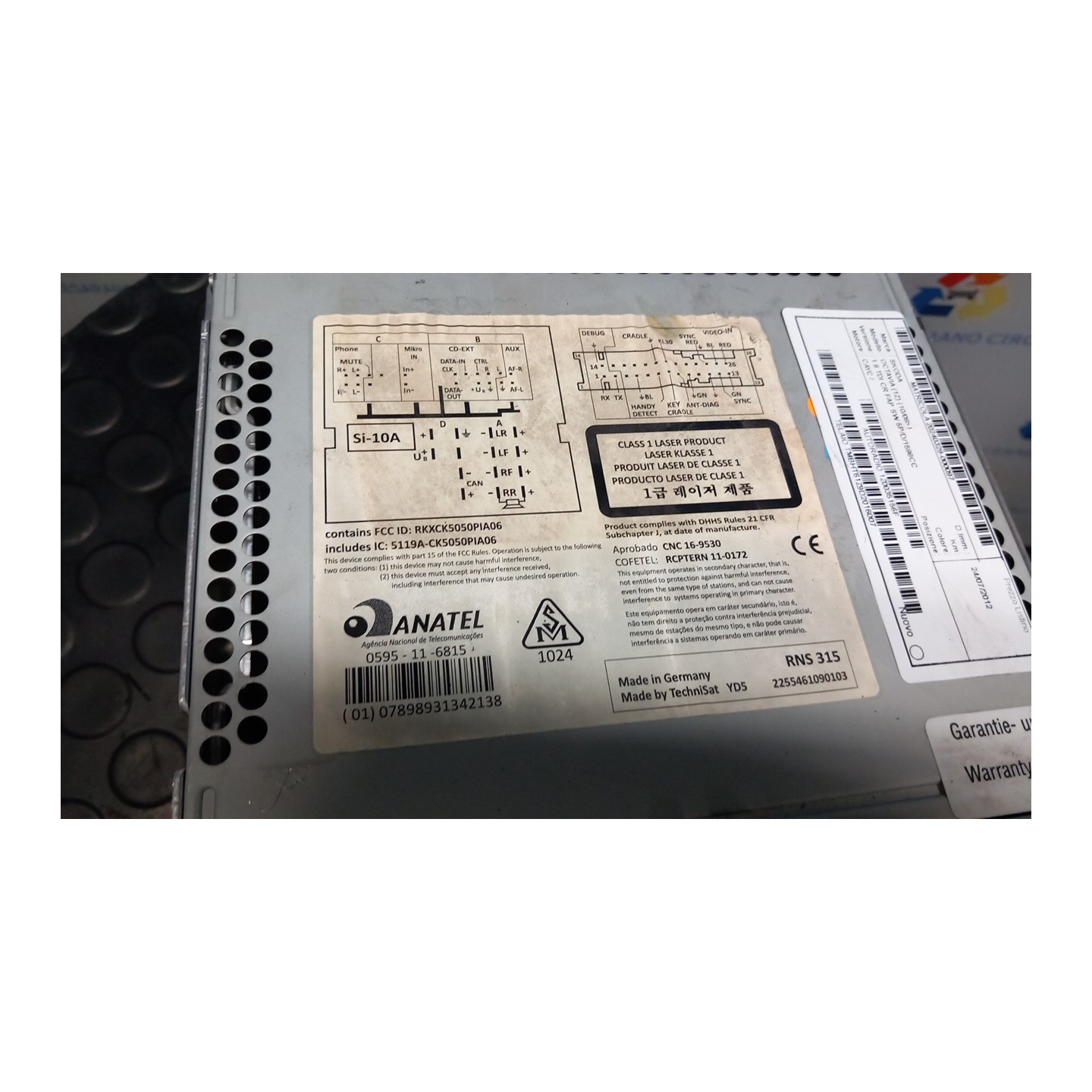 AUTORADIO 097 SKODA OCTAVIA (1Z) (10/08-) CAYC 1Z0035156F