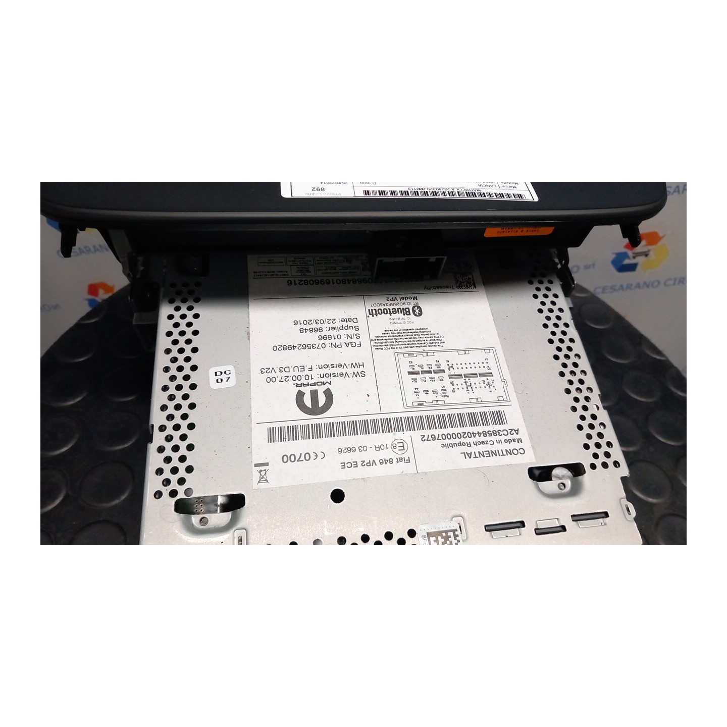 AUTORADIO P/AUTORADIO/START&STOP 113 LANCIA YPSILON (TK) (04/11-06/16) 312A2000 735576744
