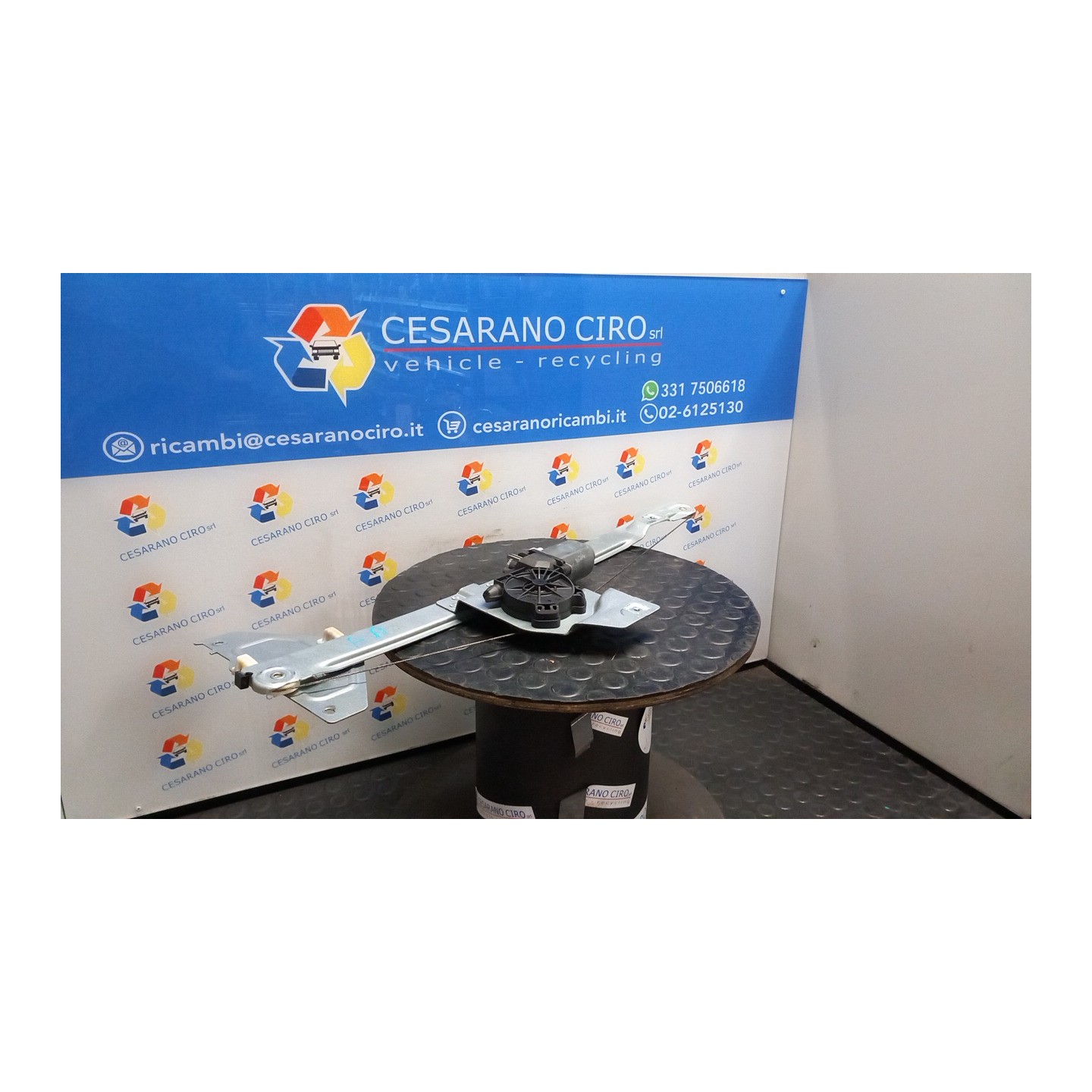 ALZACRISTALLO ELETTR. PORTA ANT. DX. 121 CITROEN BERLINGO (B9) (04/08-01/13)  9222EQ