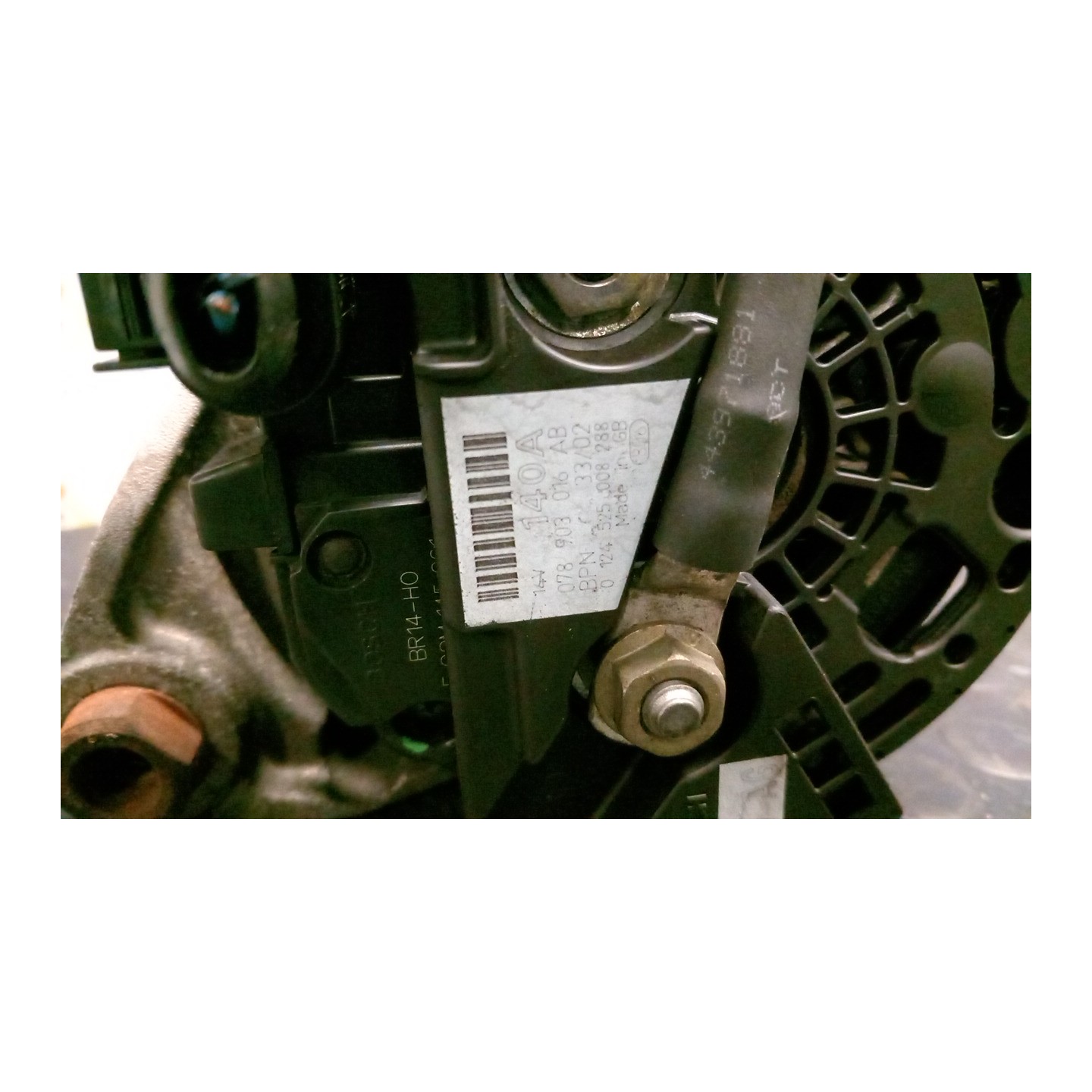 ALTERNATORE VALEO 120AMP ROTAZ. 185 AUDI A6 (4B) (05/01-01/05) BFC 059903015GX