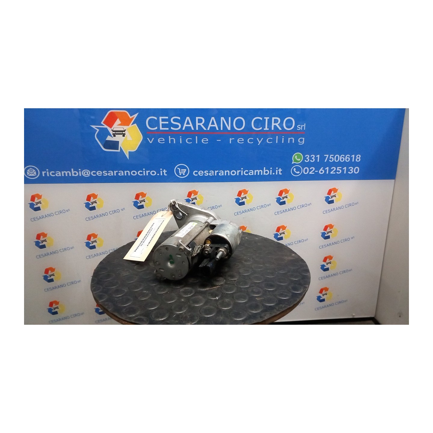 MOTORINO AVVIAMENTO 1.1KW VALEO ROTAZ. 003 SEAT LEON (1P) (06/05-02/13) CAX 02Z911024PX