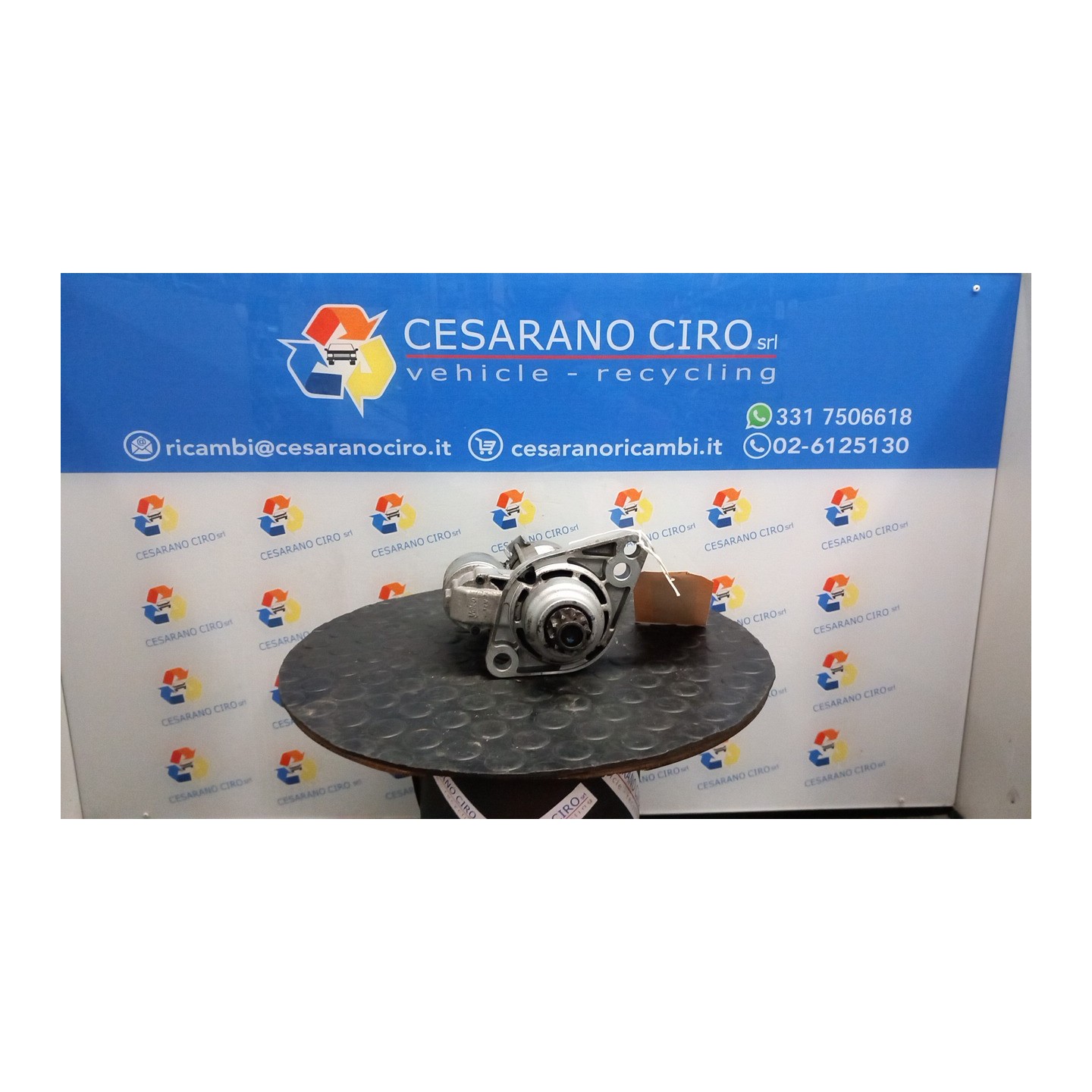 MOTORINO AVVIAMENTO 1.1KW VALEO ROTAZ. 003 SEAT LEON (1P) (06/05-02/13) CAX 02Z911024PX