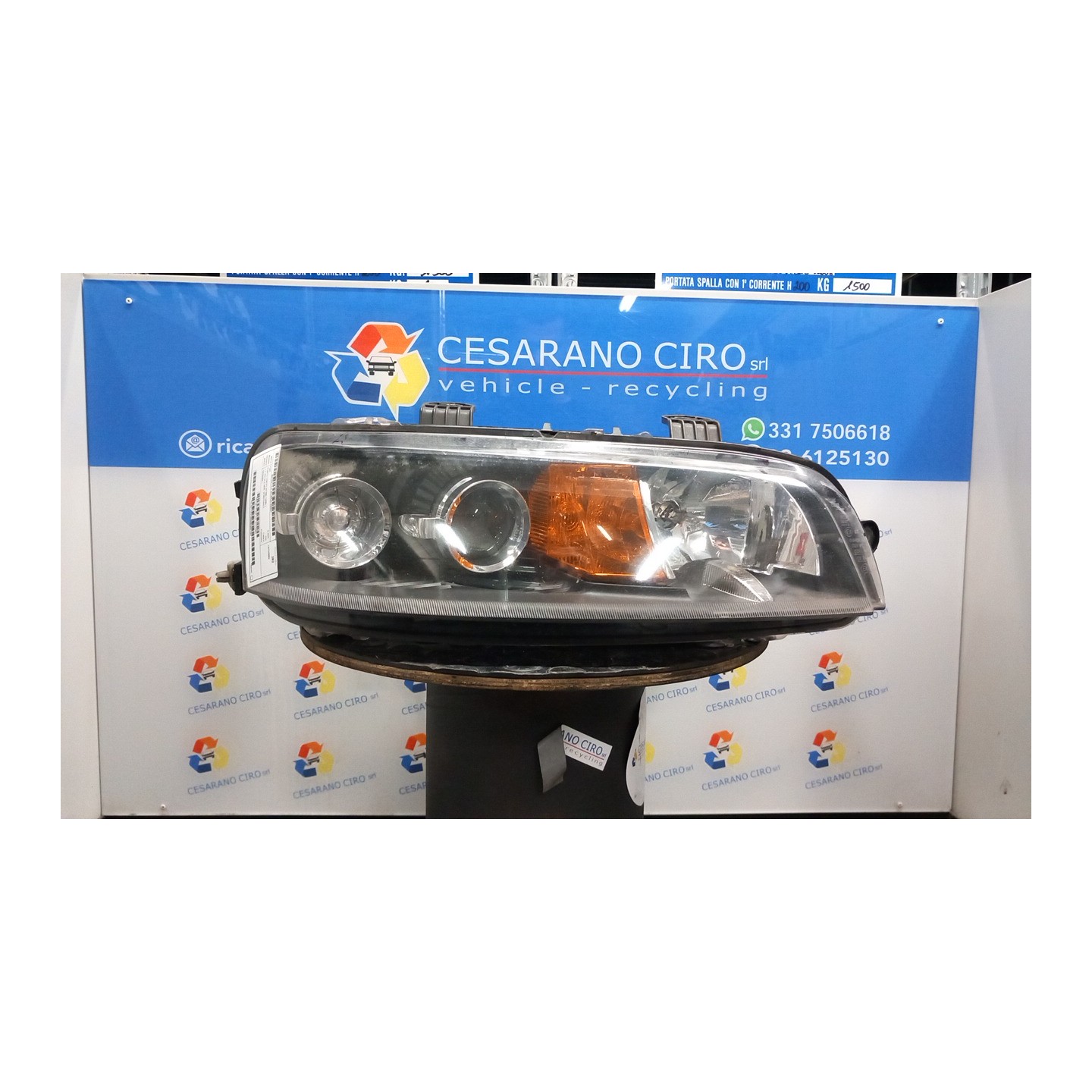 PROIETTORE DX. 027 FIAT PUNTO (1N/1P) (07/99-12/05) 188A5000 51712392