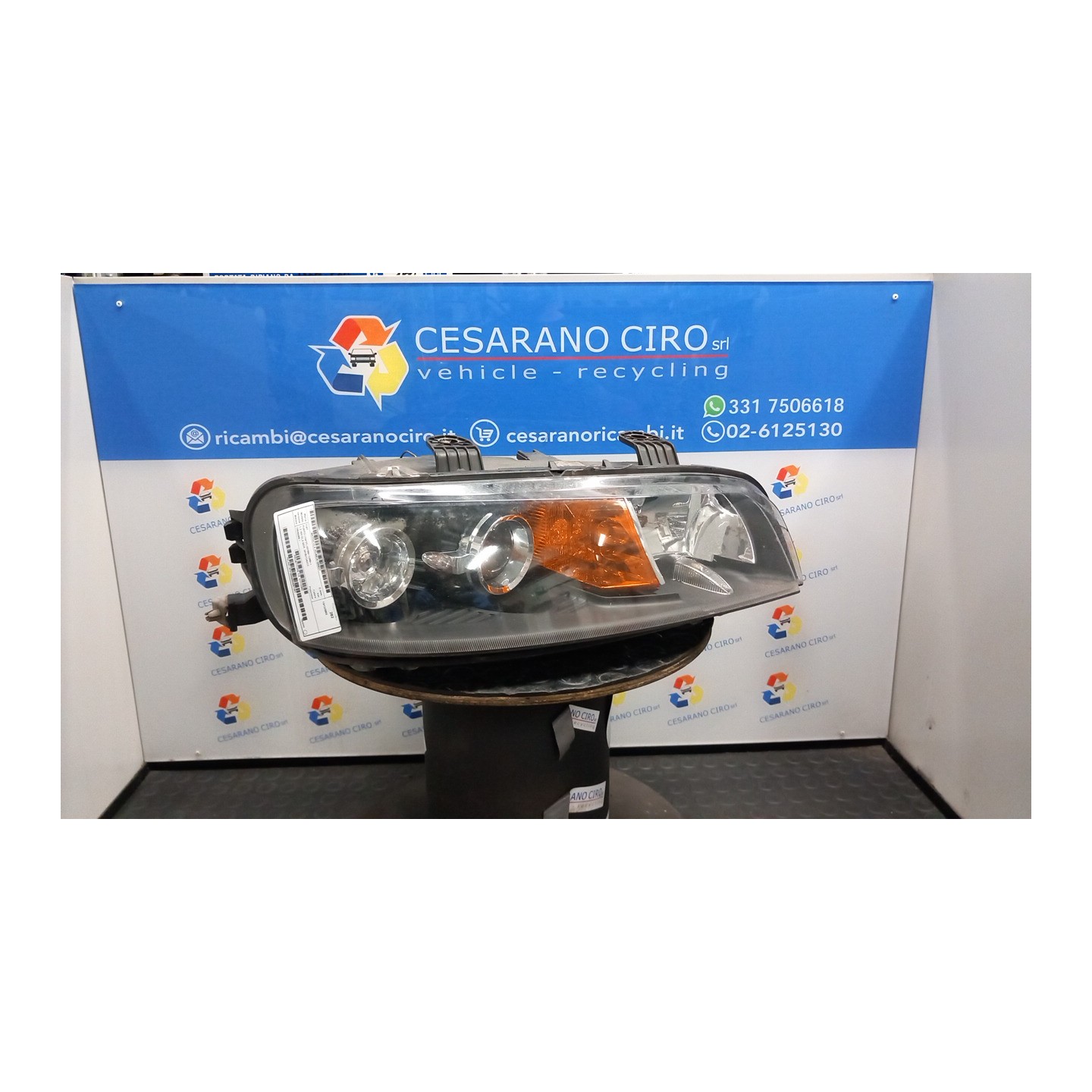 PROIETTORE DX. 027 FIAT PUNTO (1N/1P) (07/99-12/05) 188A5000 51712392
