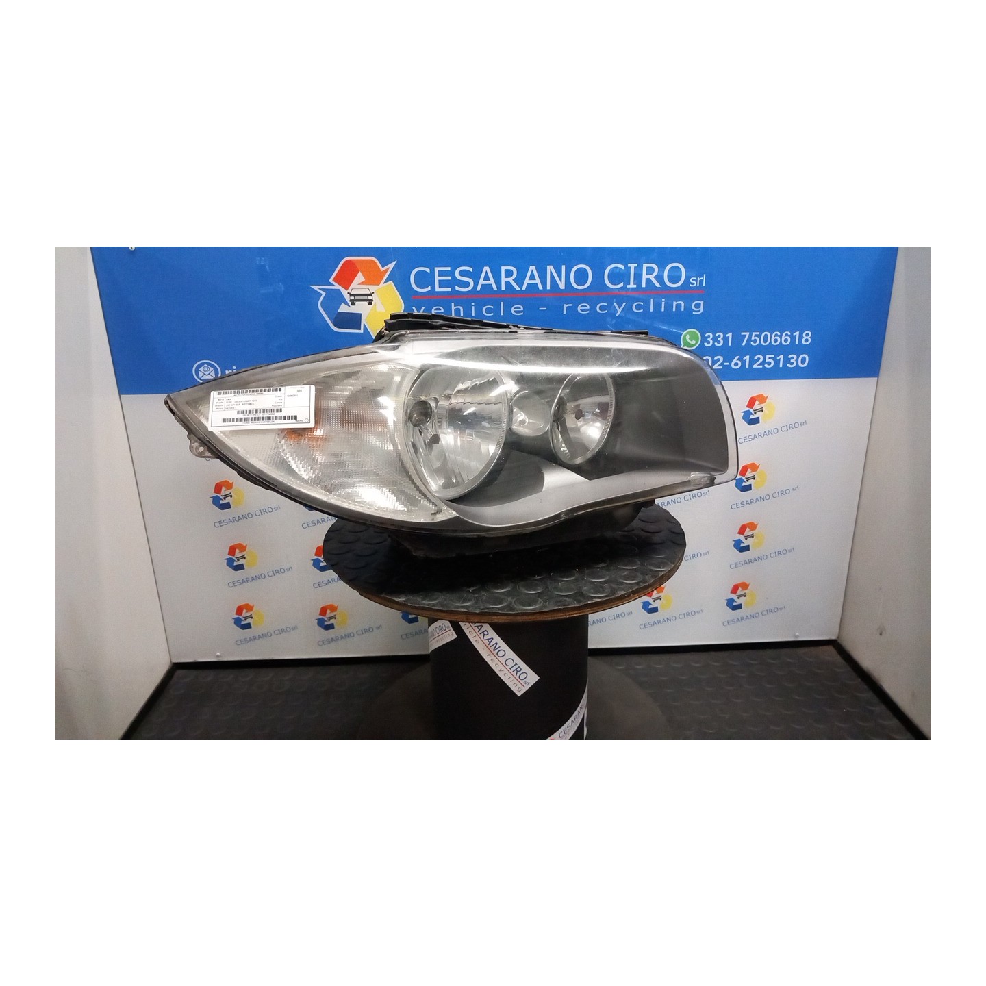 PROIETTORE DX. 050 BMW SERIE 1 (E81/E87) (03/07-12/12 N47D20A 63117249650