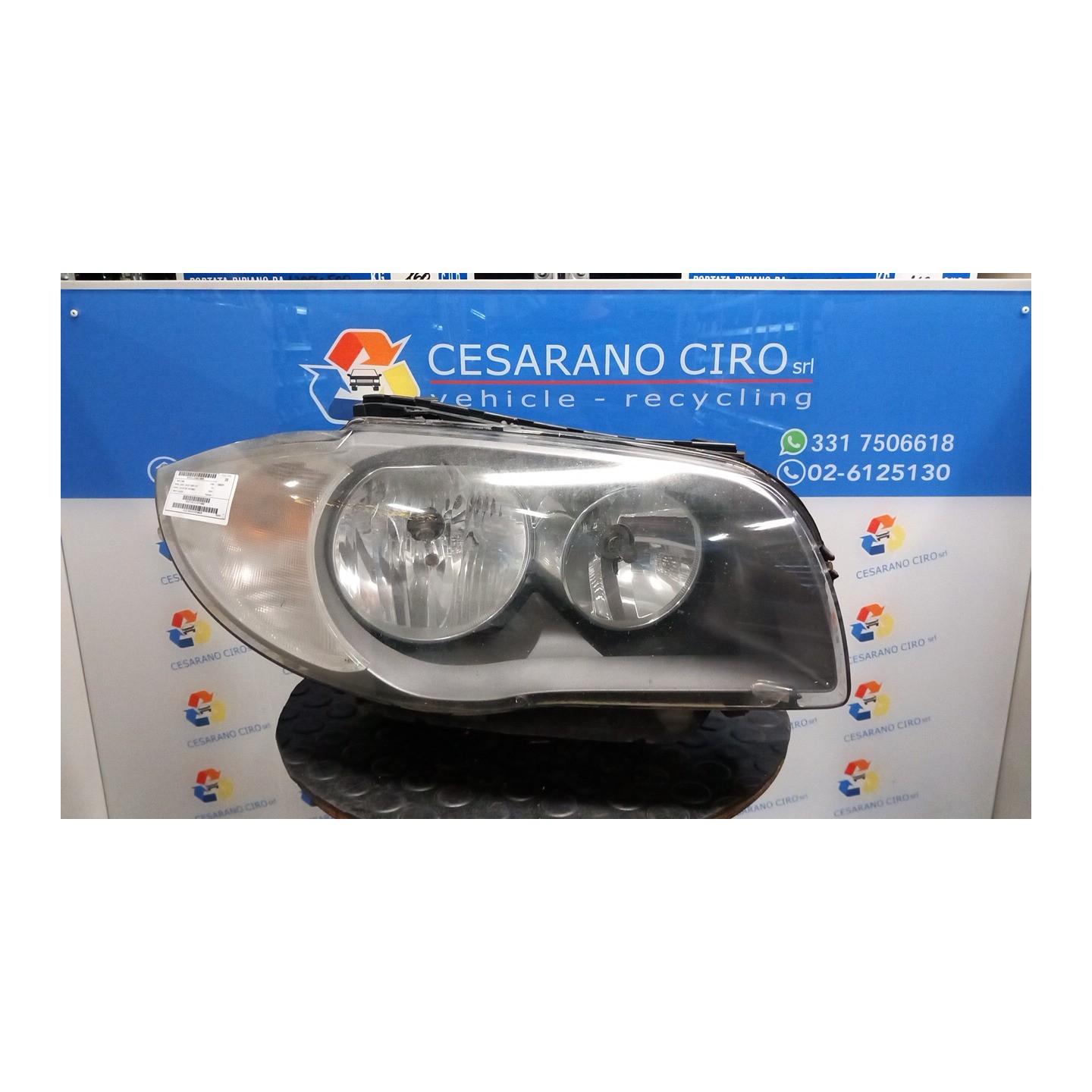 PROIETTORE DX. 050 BMW SERIE 1 (E81/E87) (03/07-12/12 N47D20A 63117249650