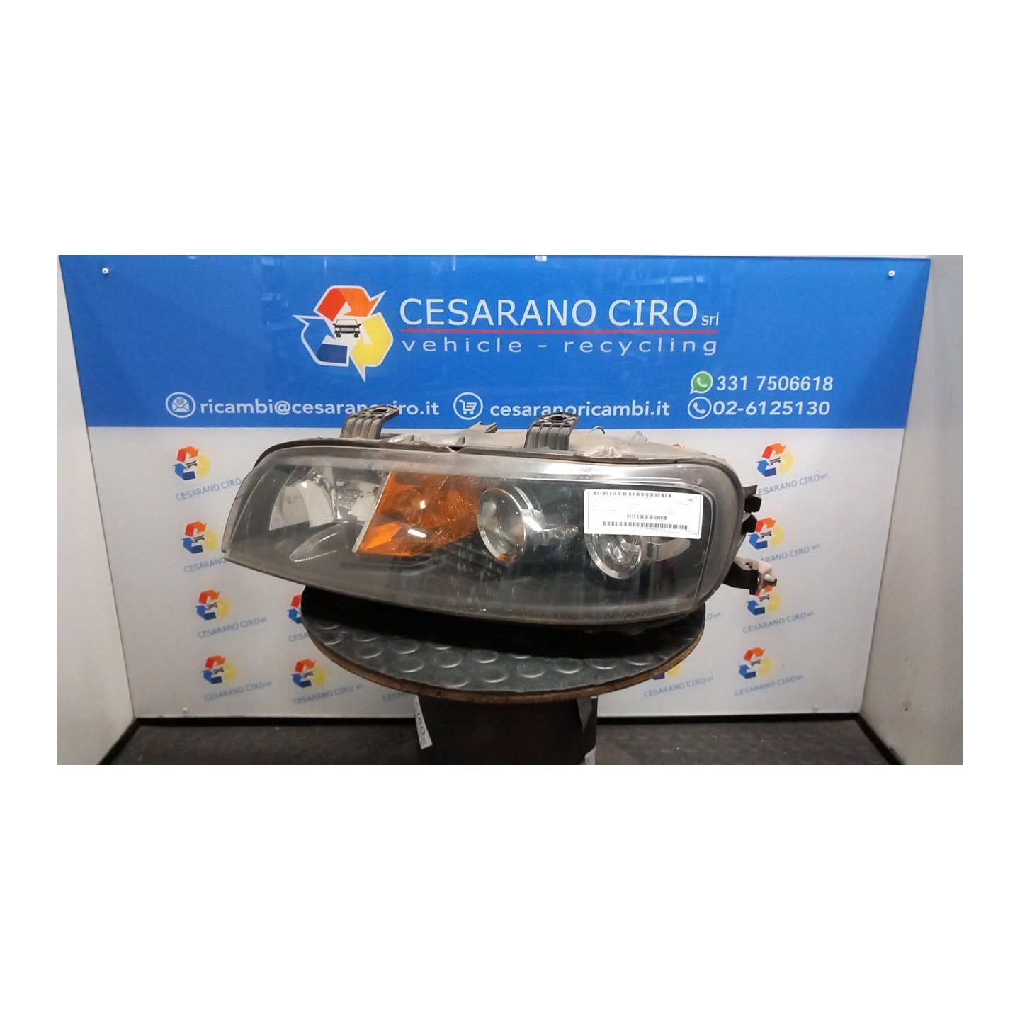 PROIETTORE SX. 015 FIAT PUNTO (1N/1P) (07/99-12/05) 188A4000 51712396