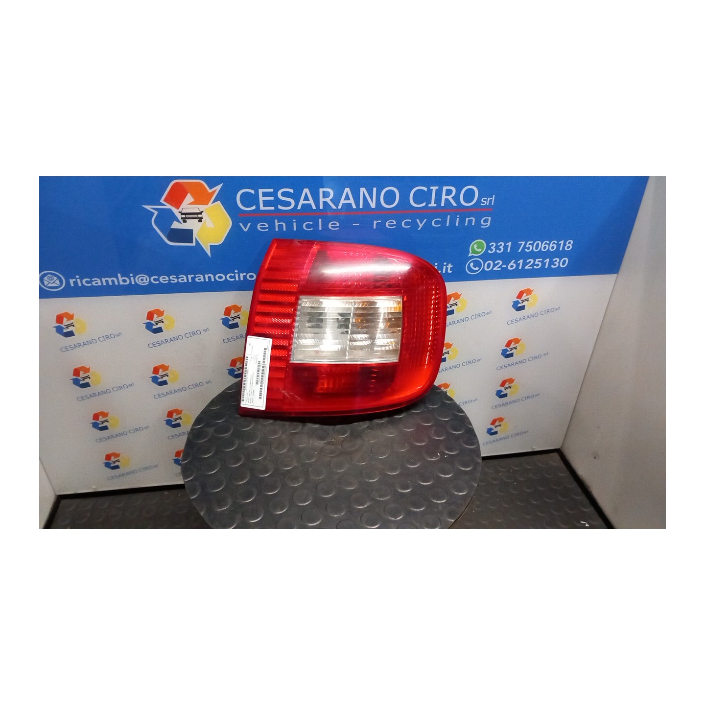 FANALE POST. DX. 032 FIAT MULTIPLA (1F) (05/04-04/12) 186A9000 51720552
