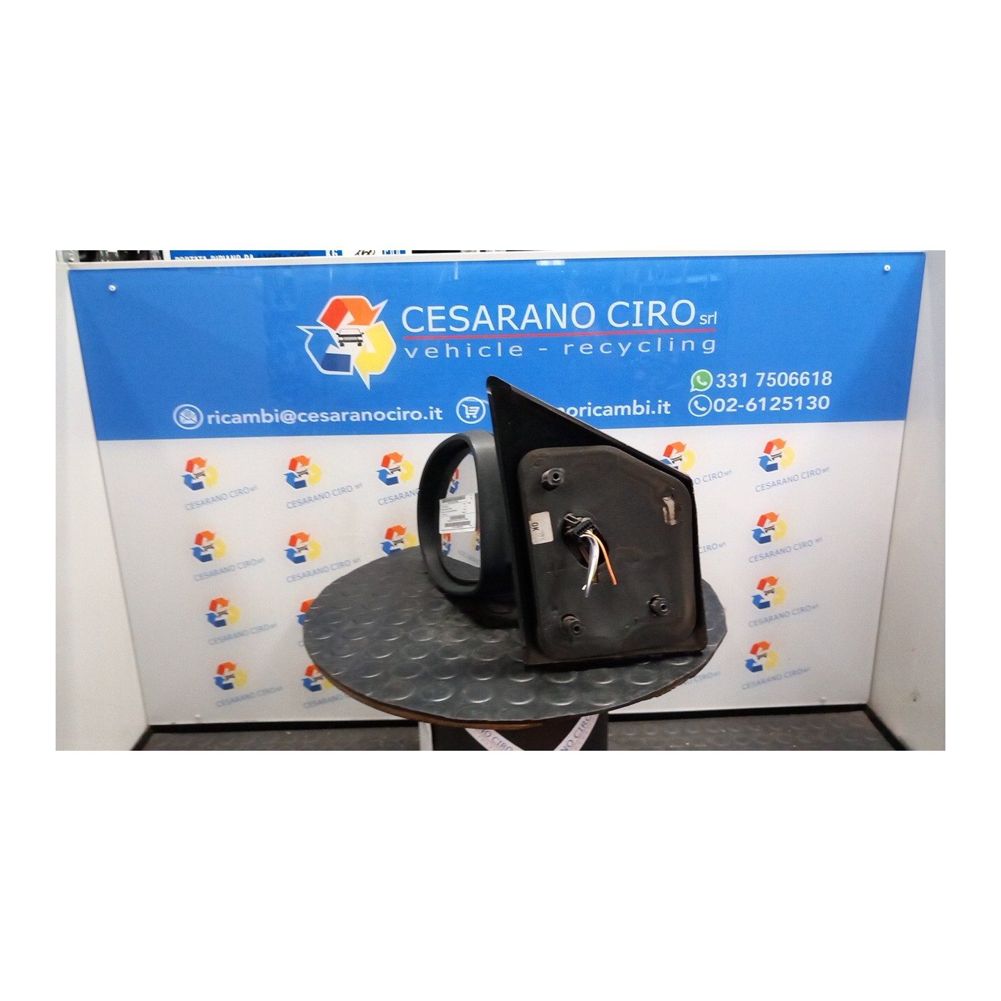 RETROVISORE EST. REGOLAZ. ELETTR. SX. 036 RENAULT TWINGO 2A SERIE (06/07-02/12) K9K17 7701067334