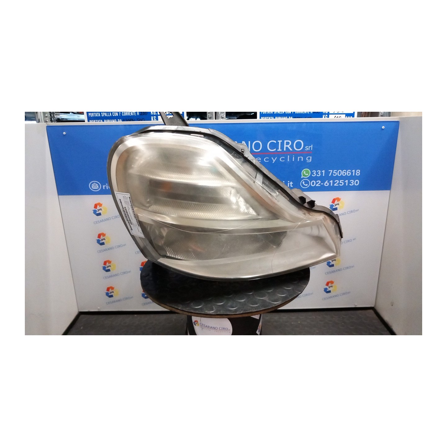 PROIETTORE FARO 01 DX. 047 RENAULT MODUS 2A SERIE (01/08-06/13) K9KT7 7701069732