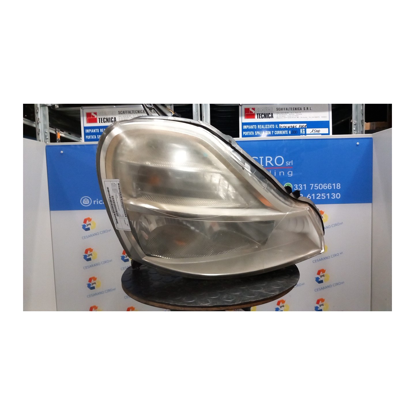 PROIETTORE FARO 01 DX. 047 RENAULT MODUS 2A SERIE (01/08-06/13) K9KT7 7701069732
