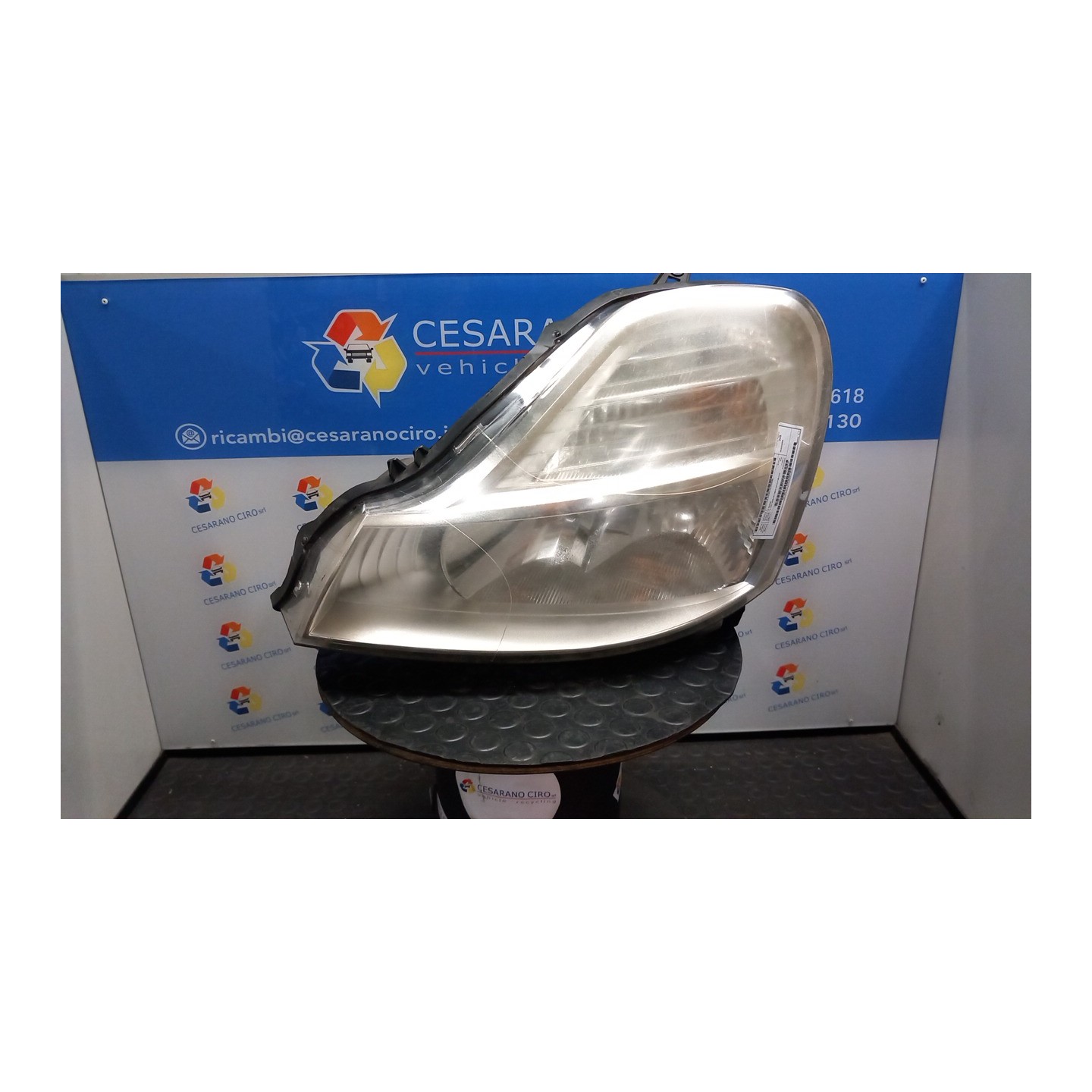PROIETTORE FARO 01 SX. 048 RENAULT MODUS 2A SERIE (01/08-06/13) K9KT7 7701069734