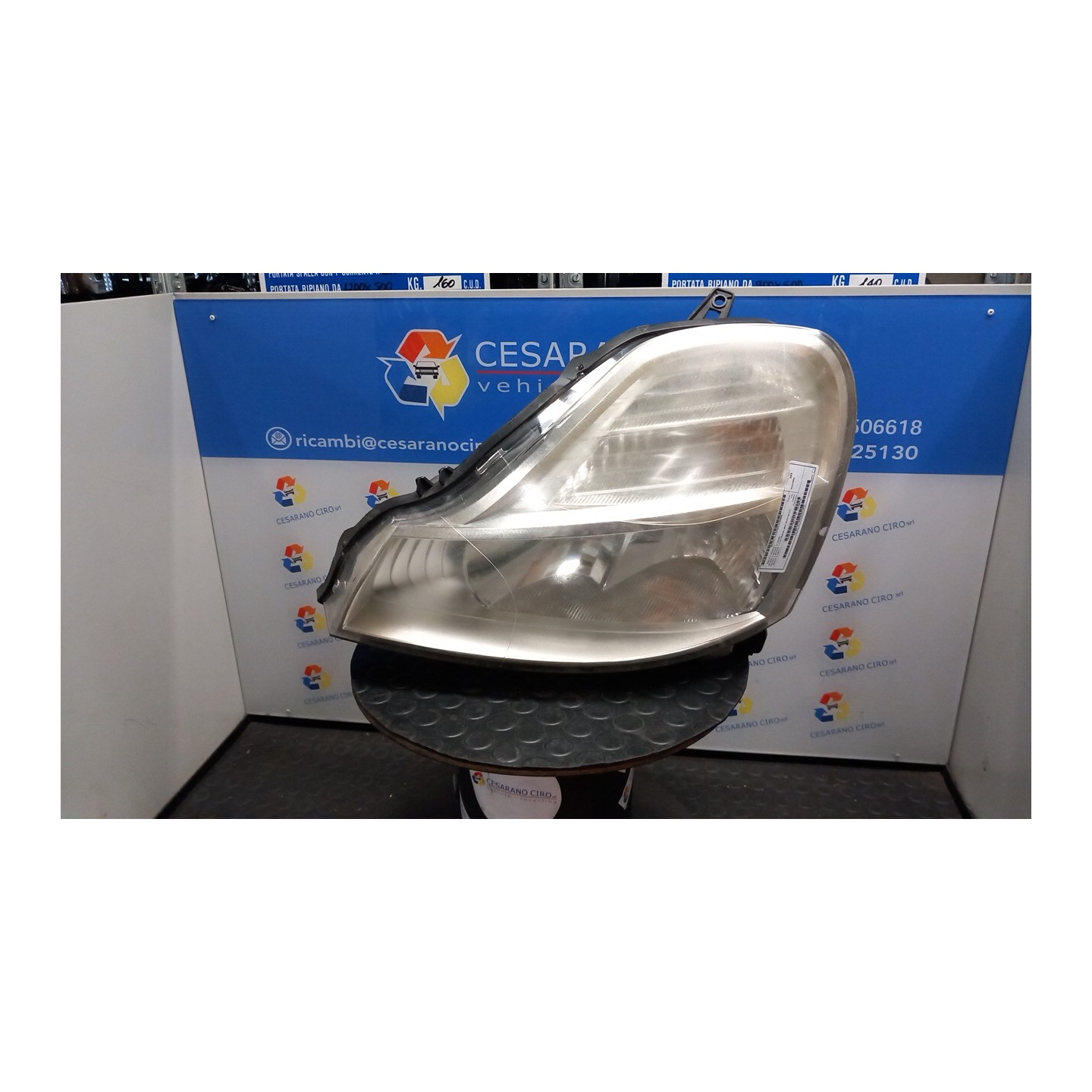 PROIETTORE FARO 01 SX. 048 RENAULT MODUS 2A SERIE (01/08-06/13) K9KT7 7701069734