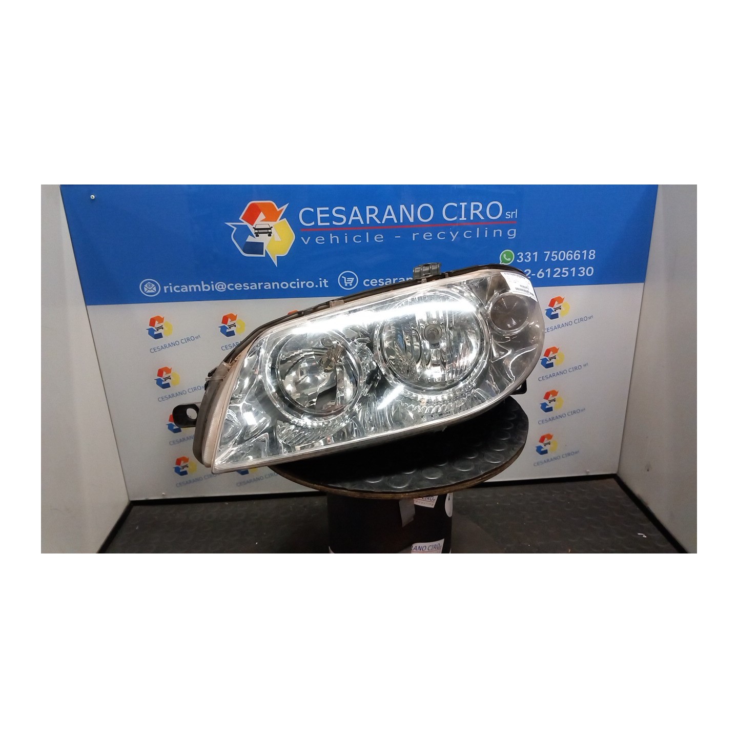 PROIETTORE SX. 052 FIAT PUNTO CLASSIC (2U) (01/07-12/1 188A4000 51760027