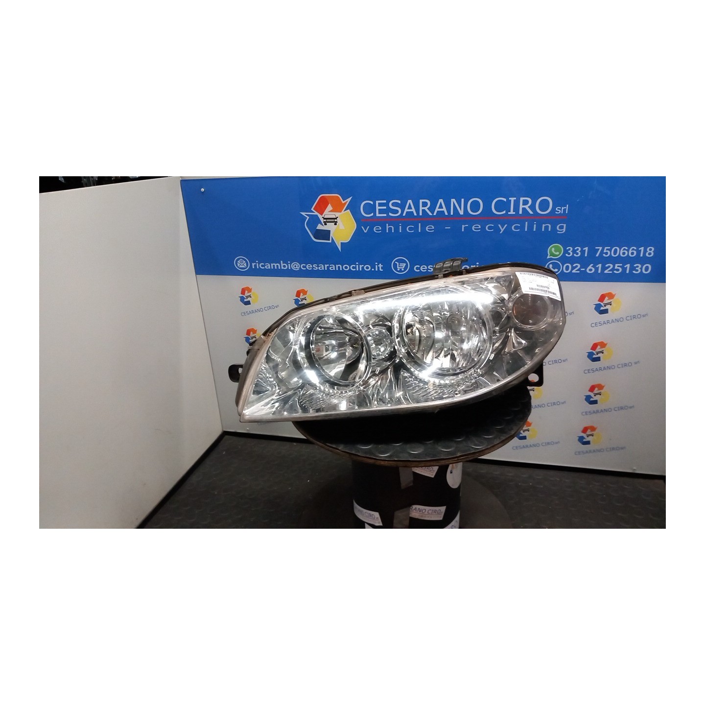 PROIETTORE SX. 052 FIAT PUNTO CLASSIC (2U) (01/07-12/1 188A4000 51760027