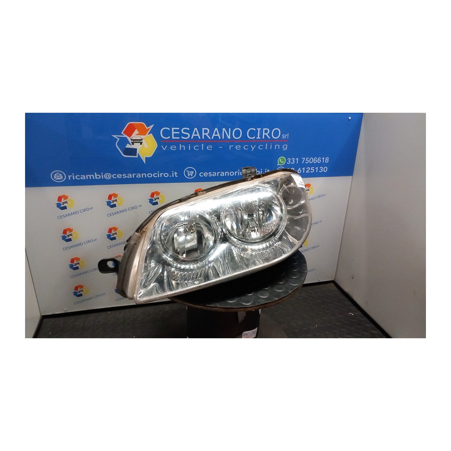 PROIETTORE SX. 052 FIAT PUNTO CLASSIC (2U) (01/07-12/1 188A4000 51760027