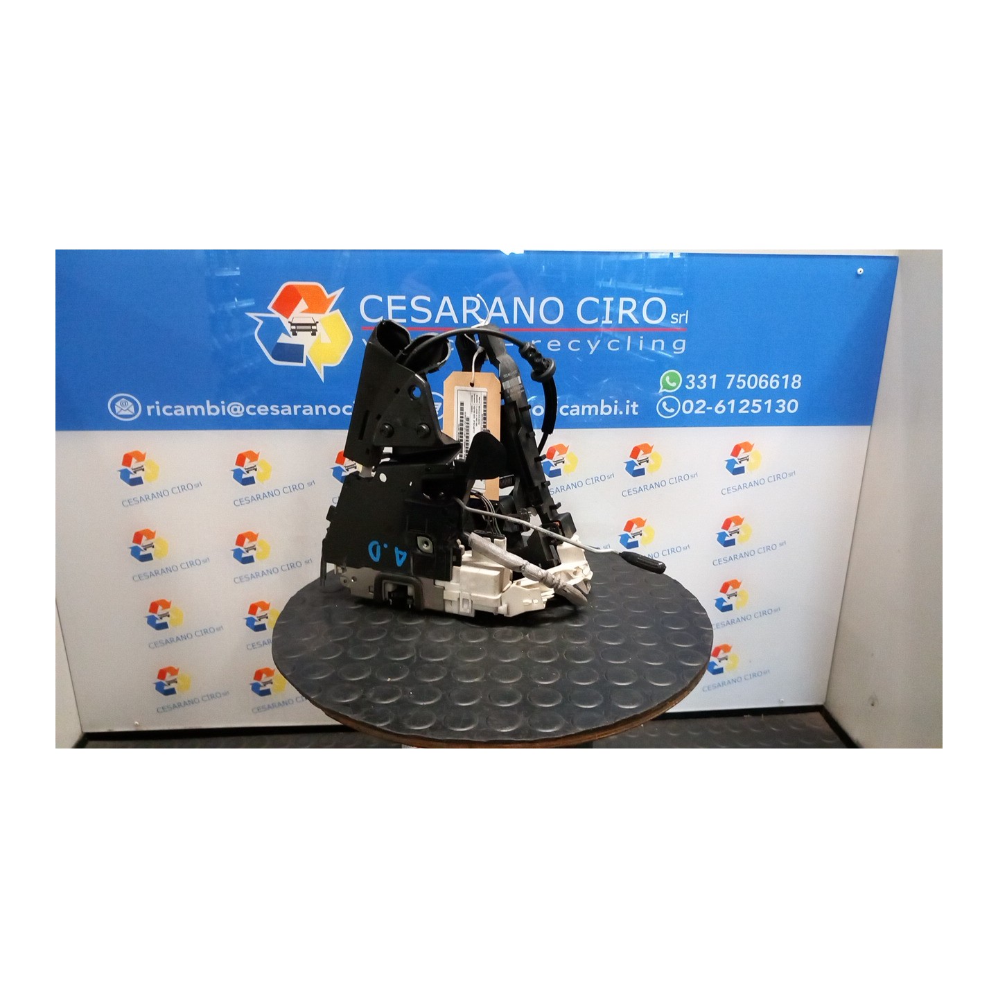 SERRATURA PORTA ANT. C/TIRANTI DX. 003 MERCEDES-BENZ CLASSE A (W/C169) (07/04-04/13 266920 A1697202435