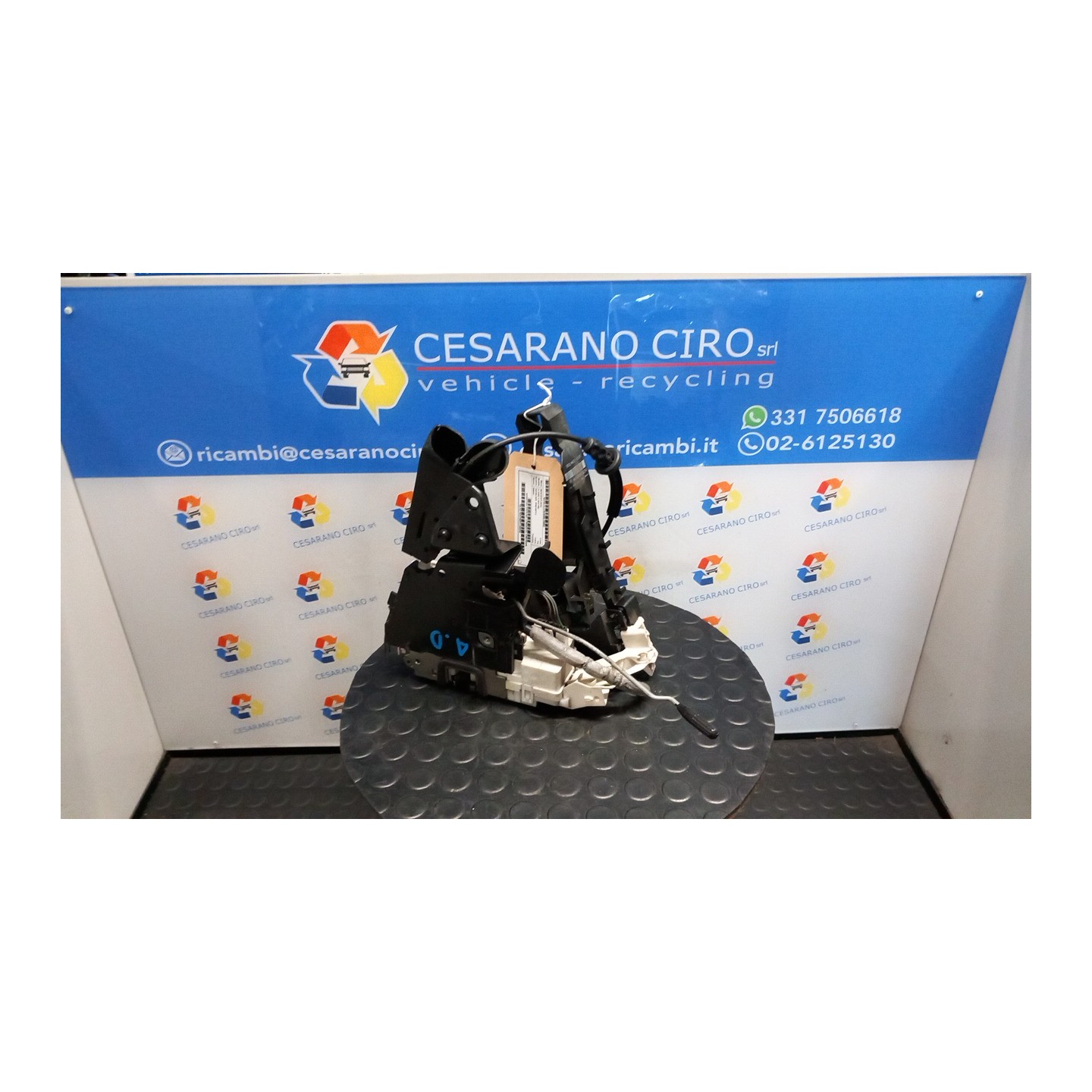 SERRATURA PORTA ANT. C/TIRANTI DX. 003 MERCEDES-BENZ CLASSE A (W/C169) (07/04-04/13 266920 A1697202435