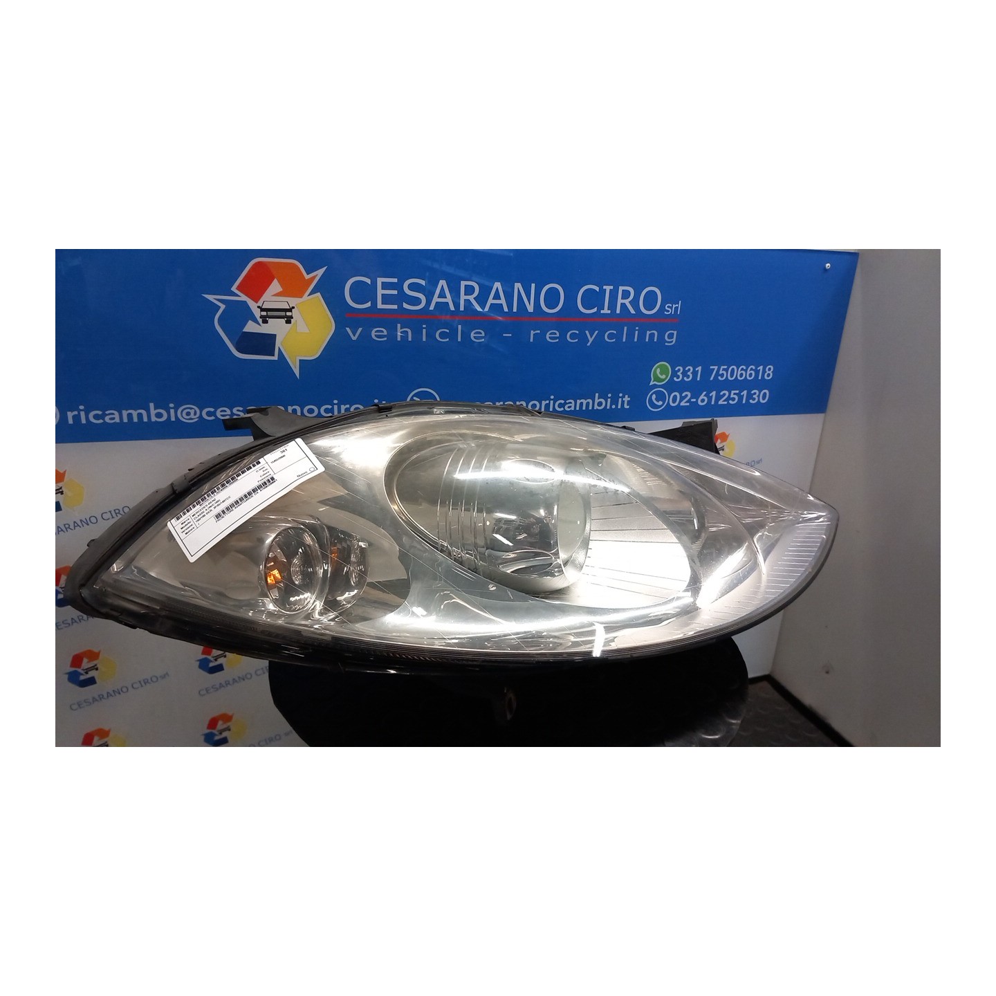 PROIETTORE AVANTGARDE DX. 008 MERCEDES-BENZ CLASSE A (W/C169) (07/04-04/13  A1698200661