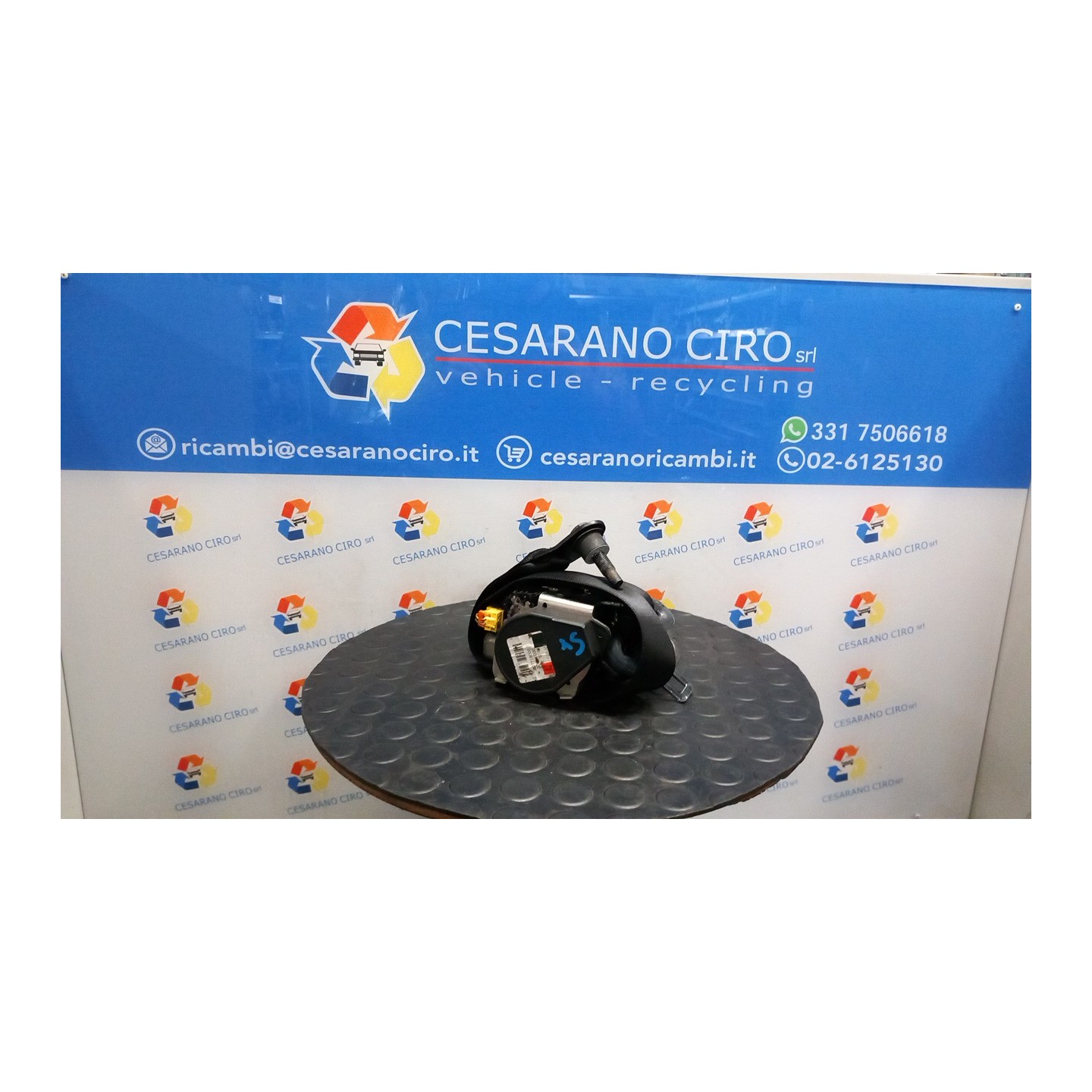 CINTURA DI SICUREZZA ANT. SX. 045 MERCEDES-BENZ CLASSE B (T245) (03/05-03/13) 266940 A1698606785