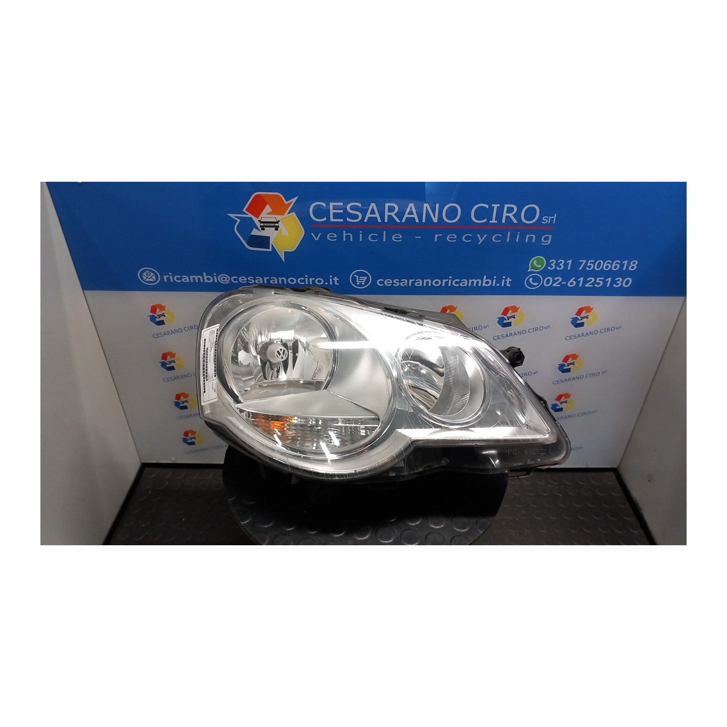 PROIETTORE VALEO DX. 071 VOLKSWAGEN POLO (9N) (04/05-) BNM 6Q1941008AT