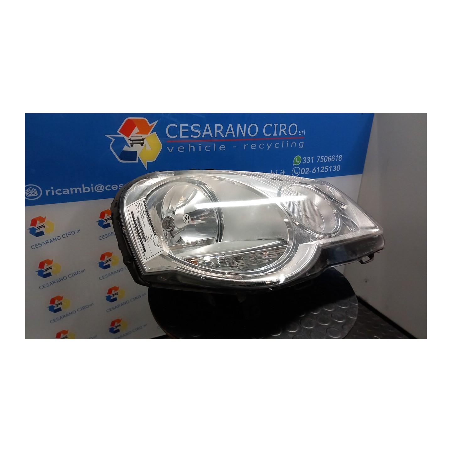 PROIETTORE VALEO DX. 071 VOLKSWAGEN POLO (9N) (04/05-) BNM 6Q1941008AT
