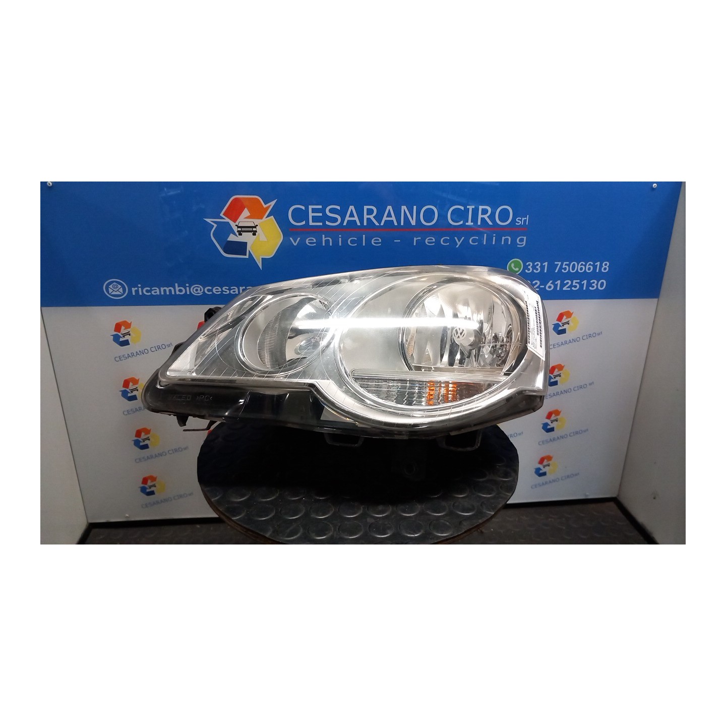 PROIETTORE VALEO SX. 072 VOLKSWAGEN POLO (9N) (04/05-) BNM 6Q1941007AT