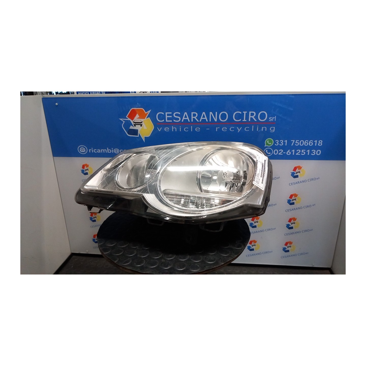 PROIETTORE VALEO SX. 072 VOLKSWAGEN POLO (9N) (04/05-) BNM 6Q1941007AT