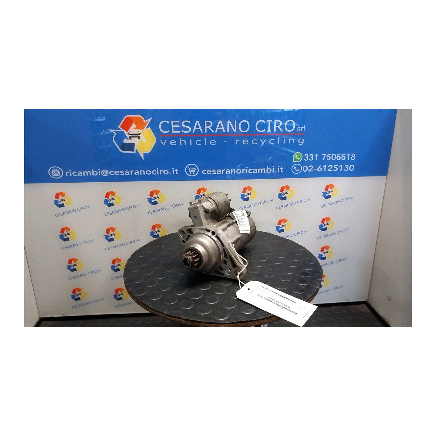 MOTORINO AVVIAMENTO 1.0KW 128 VOLKSWAGEN POLO (9N) (04/05-) BWB 02T911023R